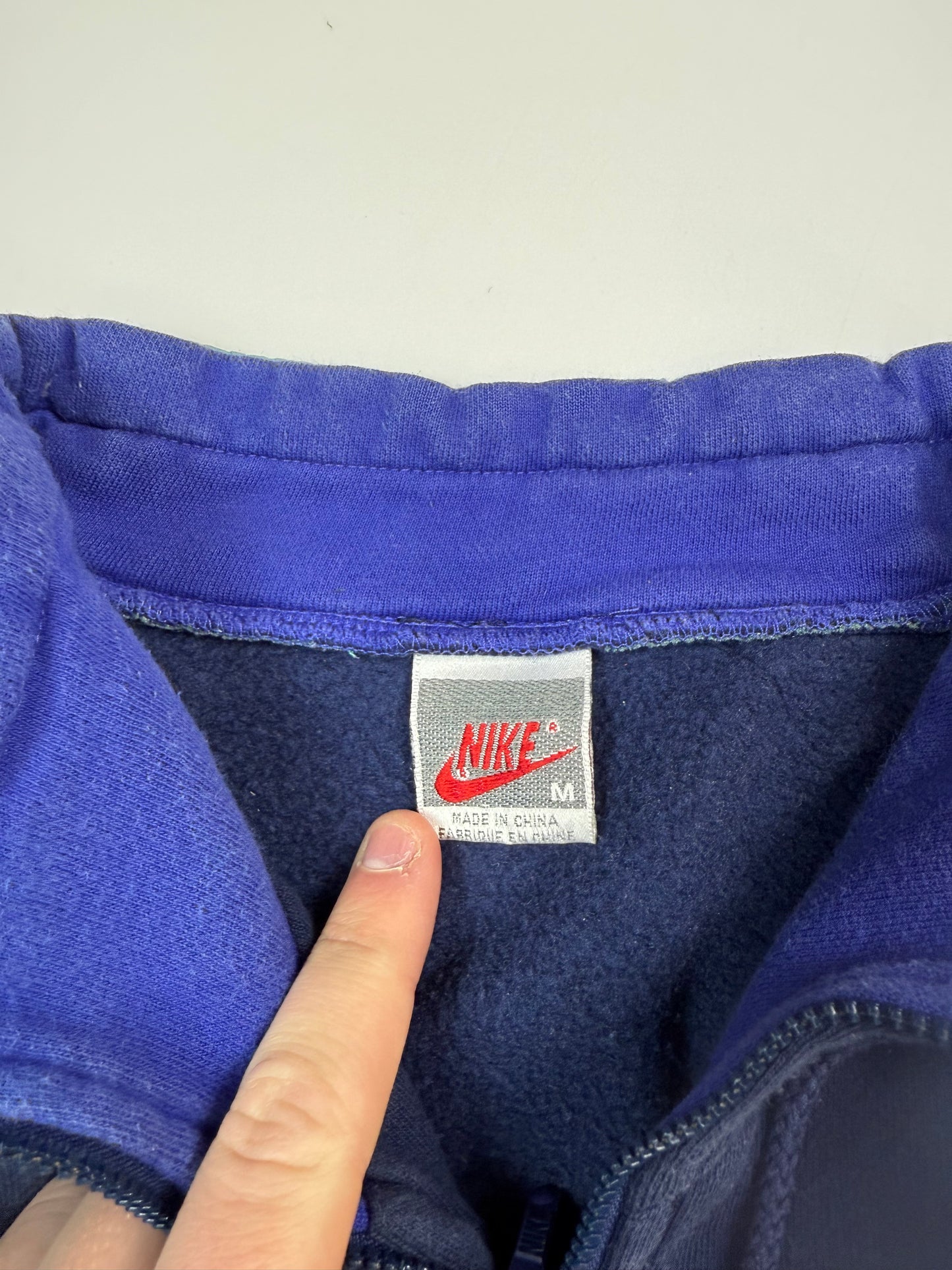 Vintage 80s Nike Just do it quarter zip sweatshirt (M)