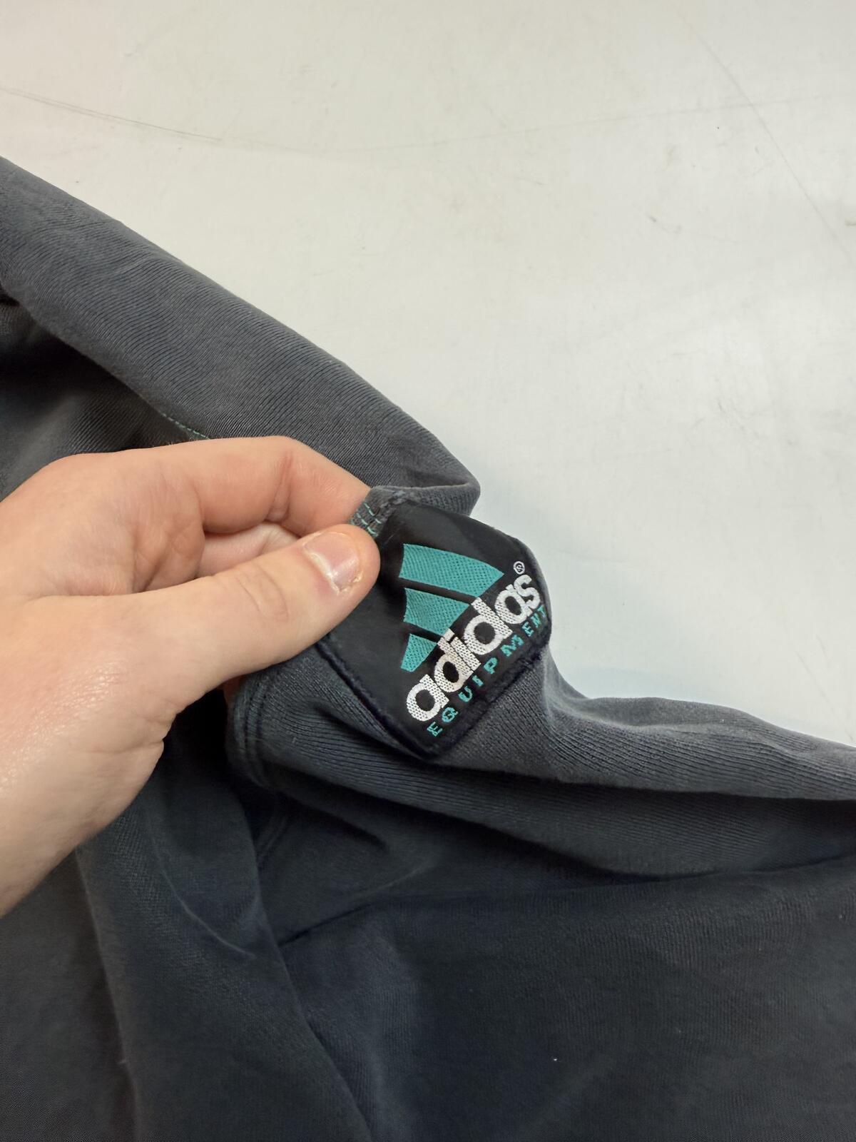 Vintage 90s adidas equipment centre logo sweatshirt (L)