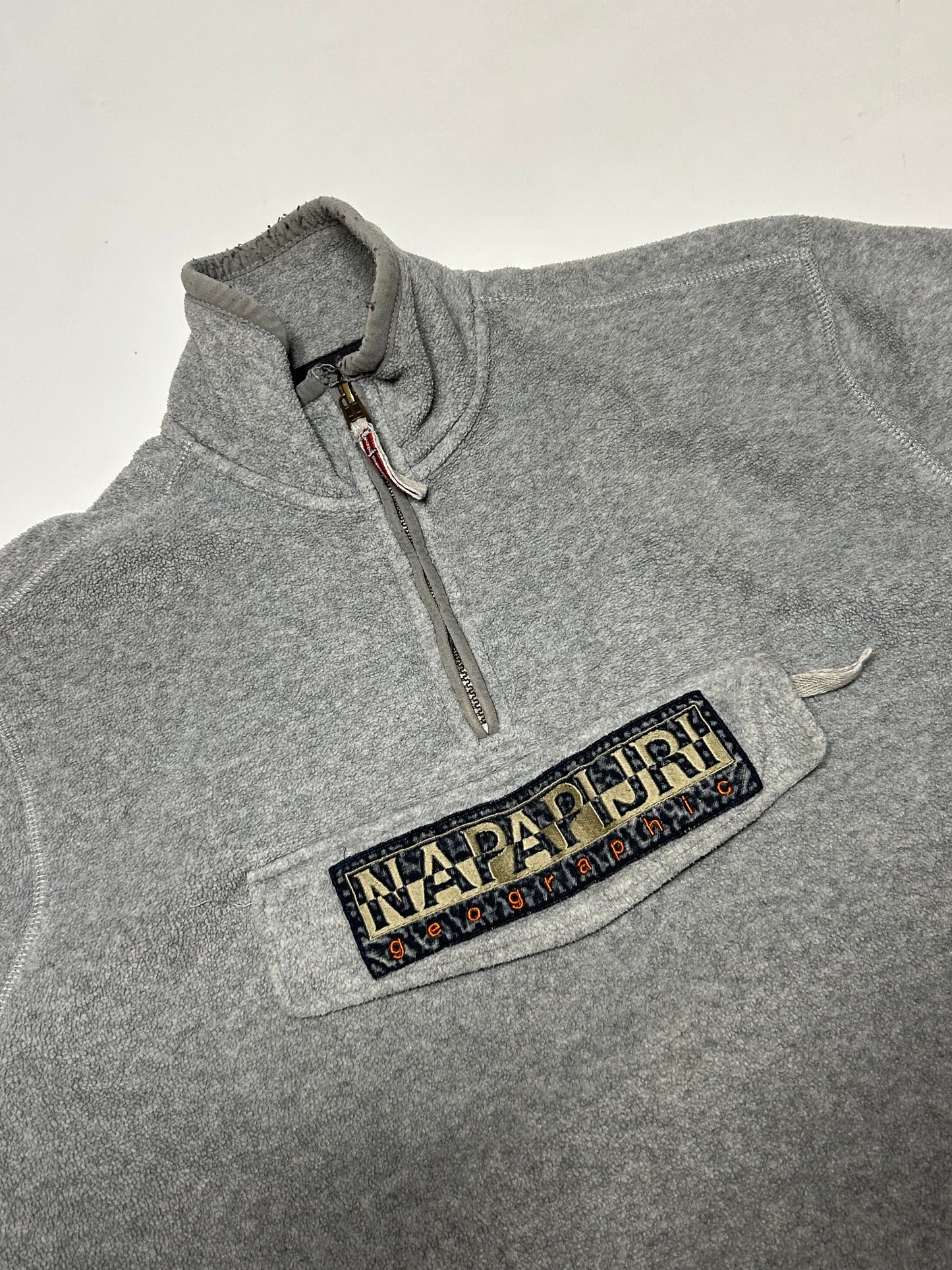 Vintage Napapijri quarter zip fleece (XL)