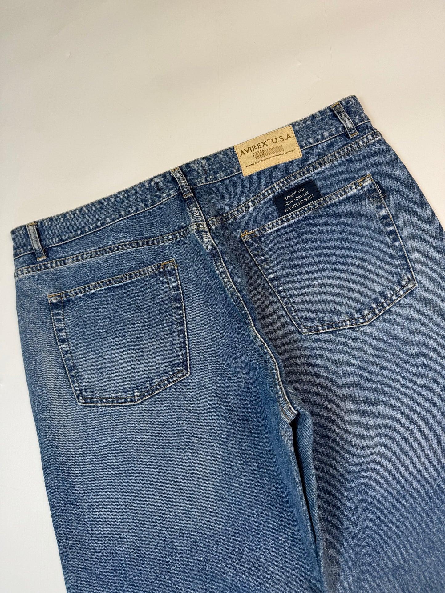 Vintage Avirex USA baggy jeans (W38)