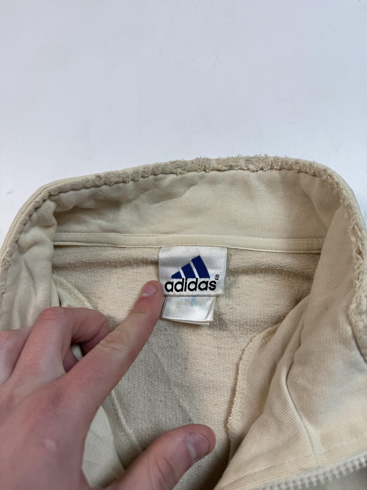 Vintage 90s adidas quarter zip sweatshirt (M)