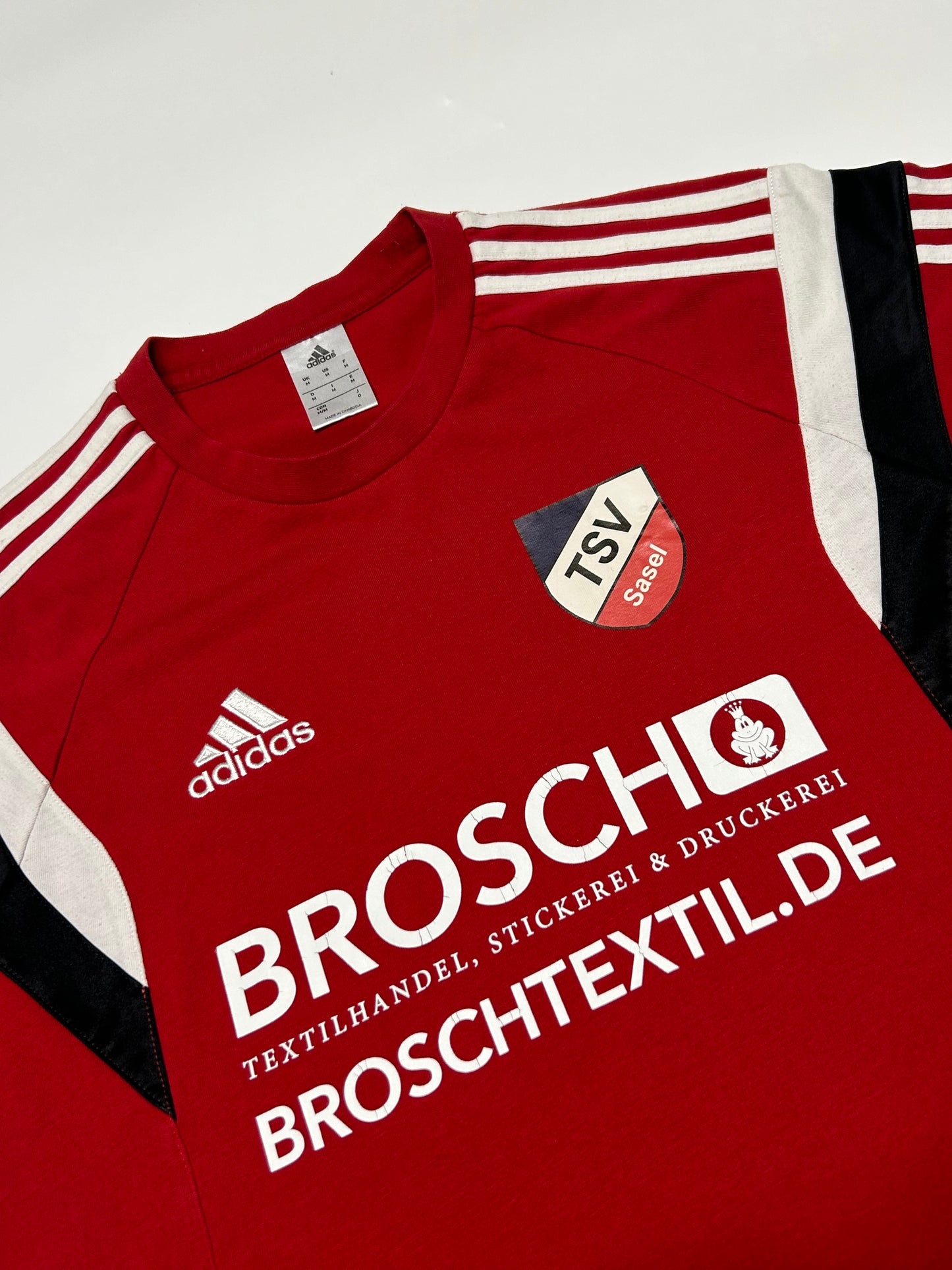 TSV Sasel German adidas football tee (M)