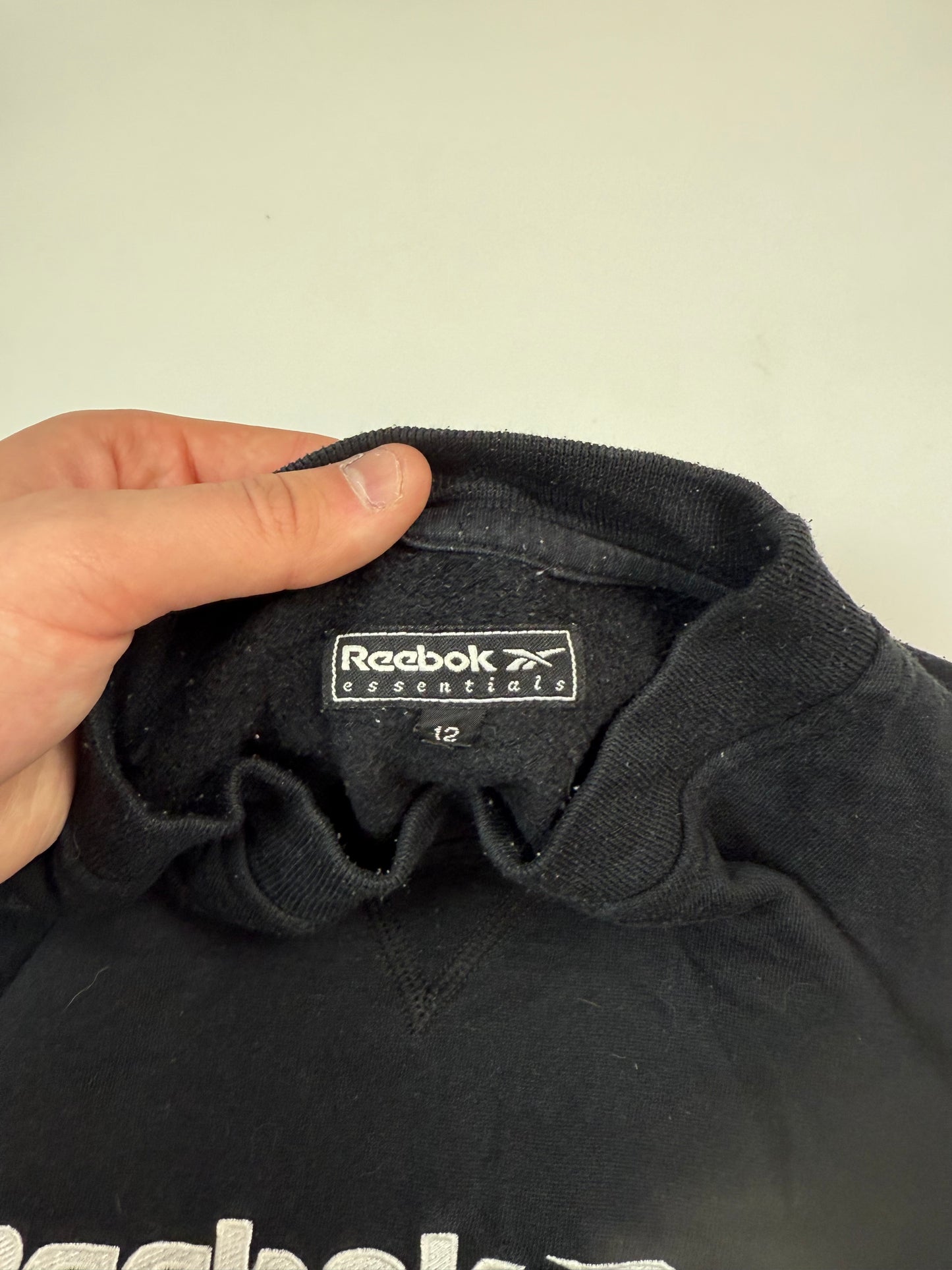 Vintage 90s Reebok essentials spell out sweatshirt (S)