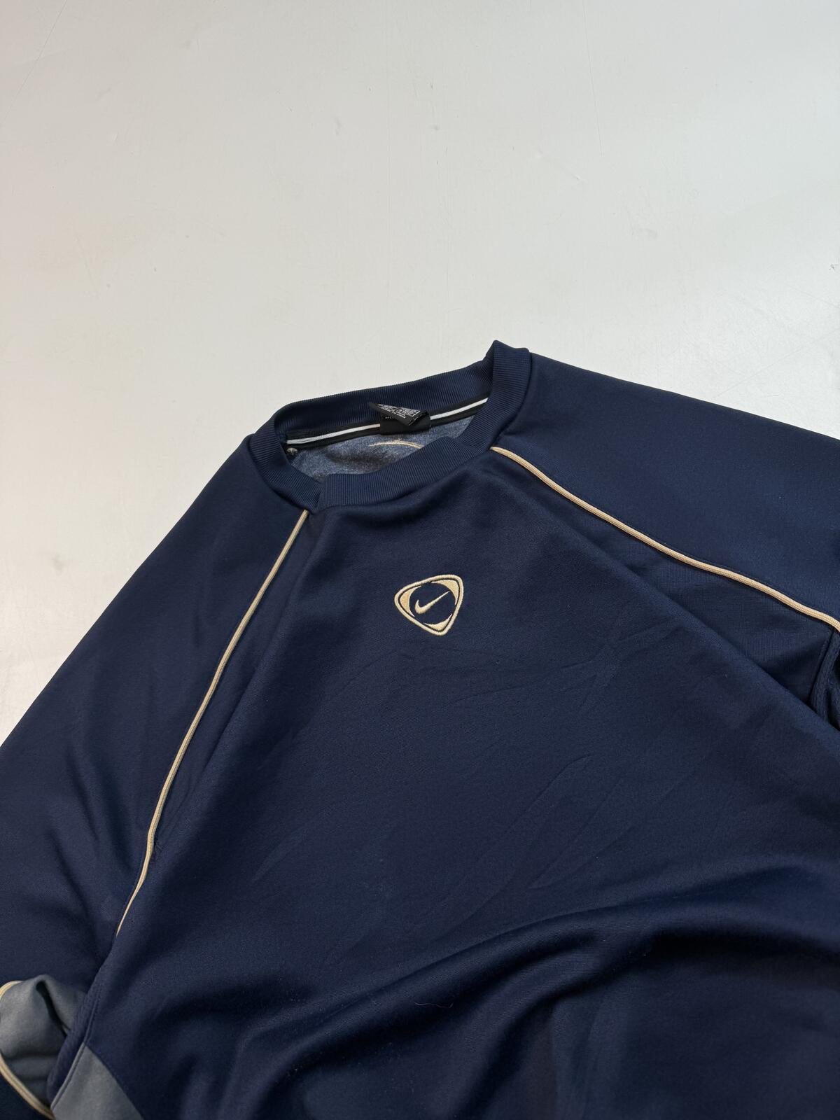 Vintage 90s Nike football centre logo sweatshirt (M)
