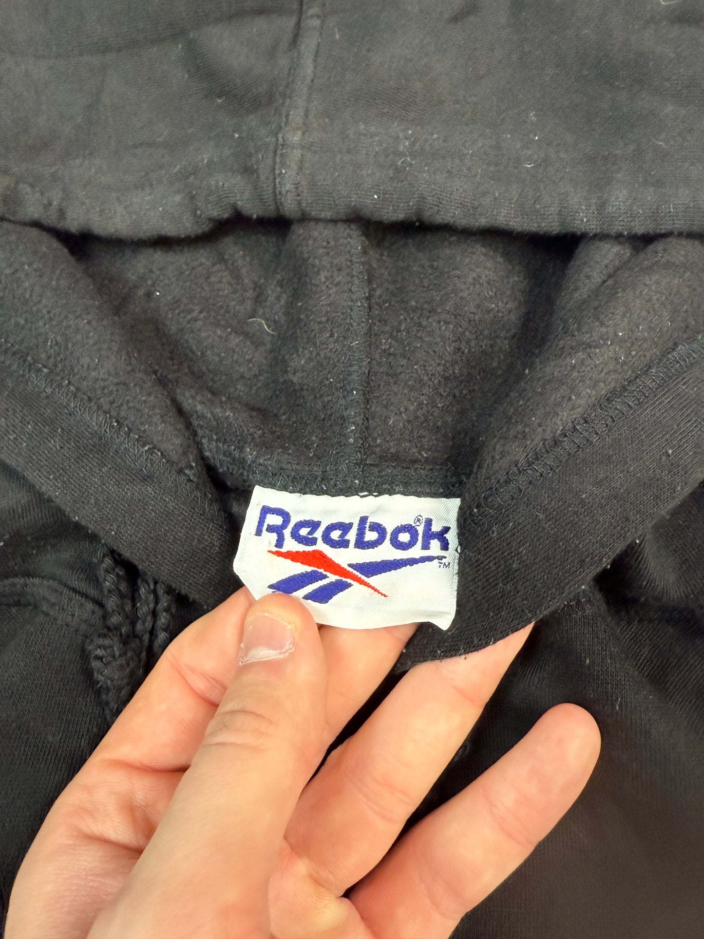 Vintage 90s Reebok spell out hoodie (XL)