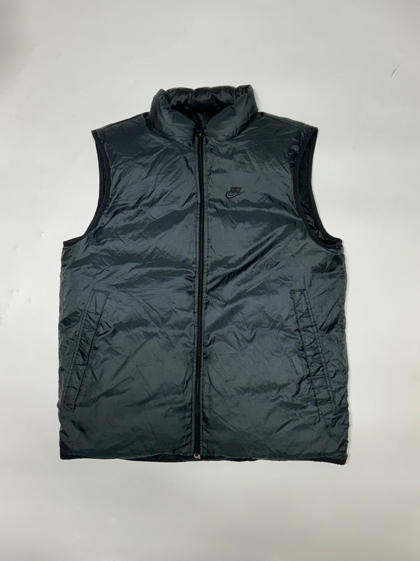 Vintage Nike reversible gilet puffer jacket (M)