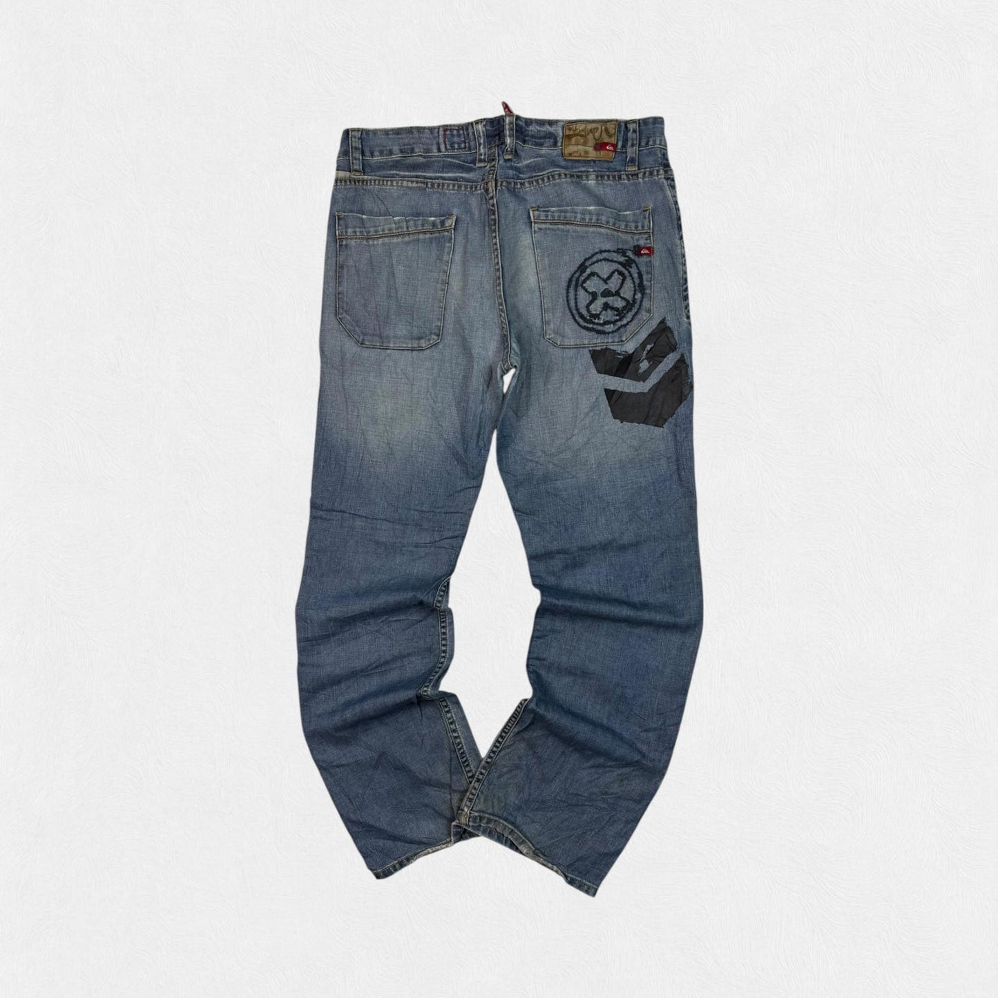 Vintage Y2K Quiksilver baggy hip hop Jeans (W33)