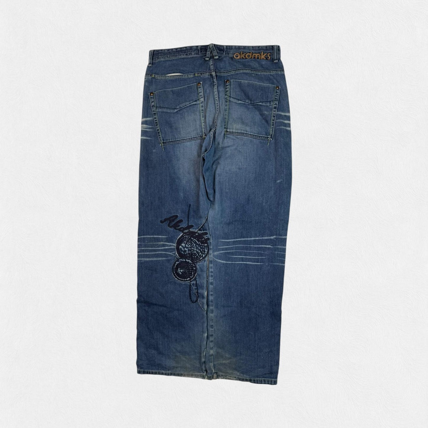 Vintage Akademiks baggy hip hop Jeans (W36)