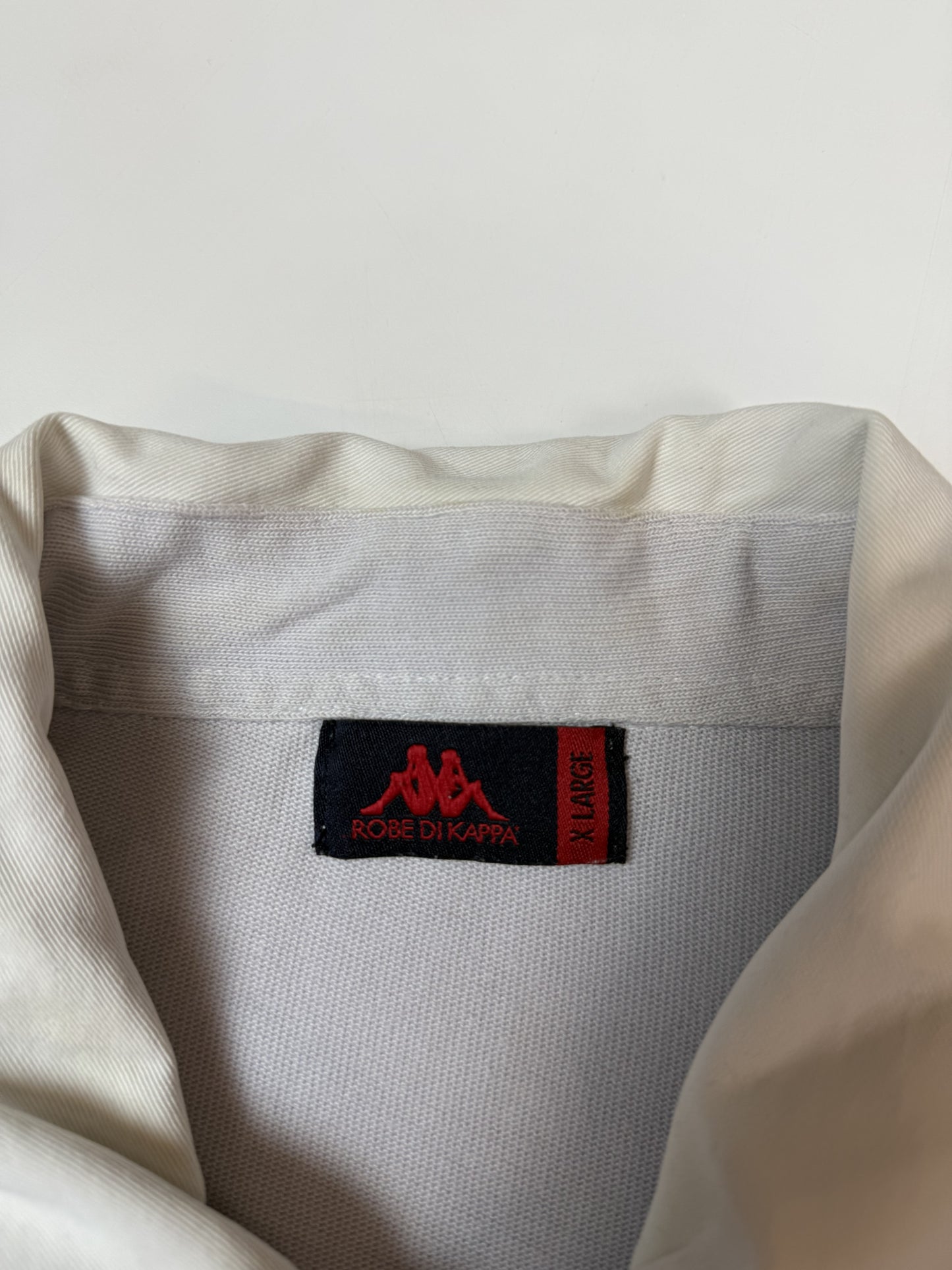 Vintage Kappa striped rugby polo shirt (XL)