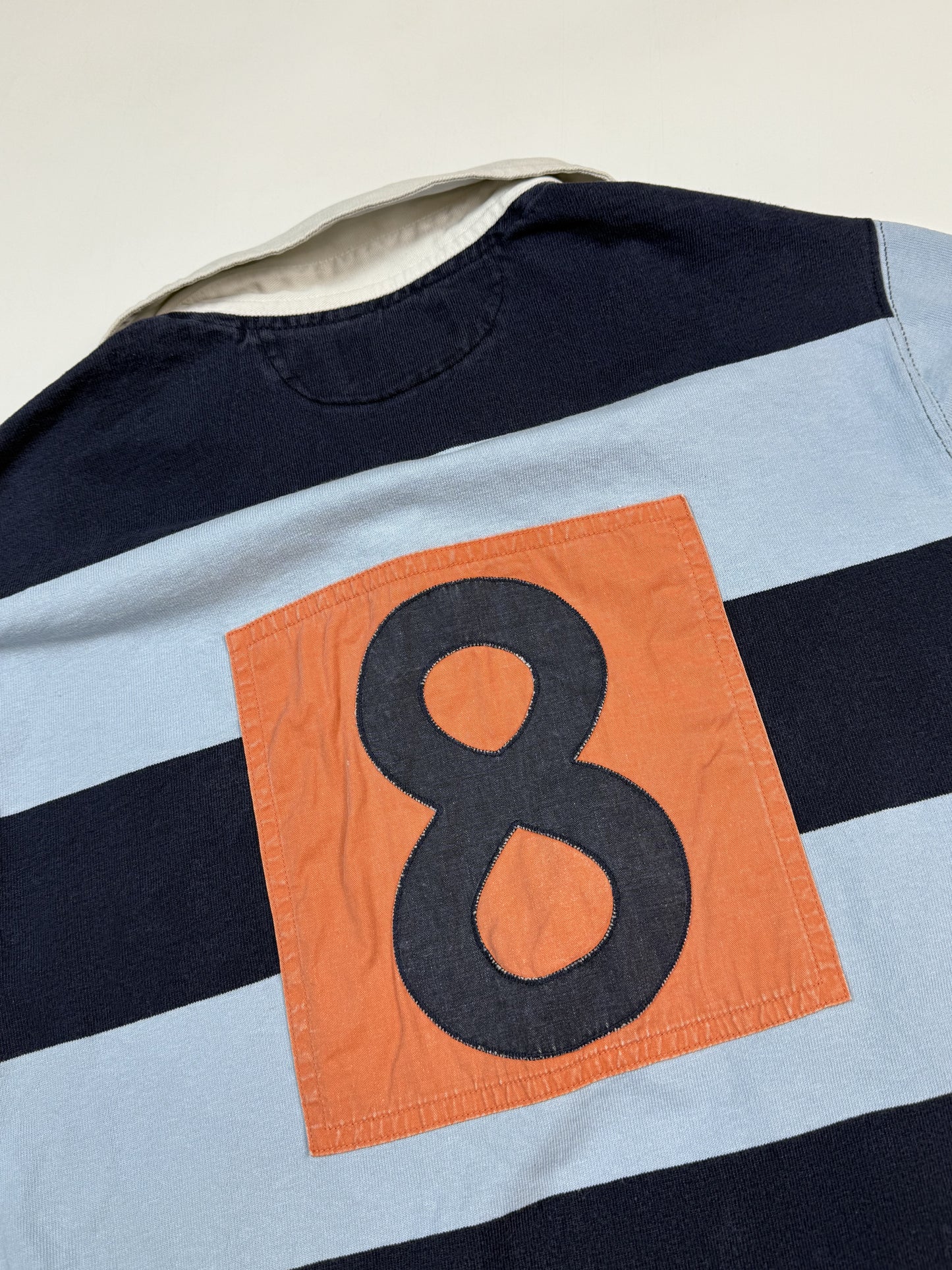 Vintage 90s Polo Ralph Lauren striped rugby polo (L)