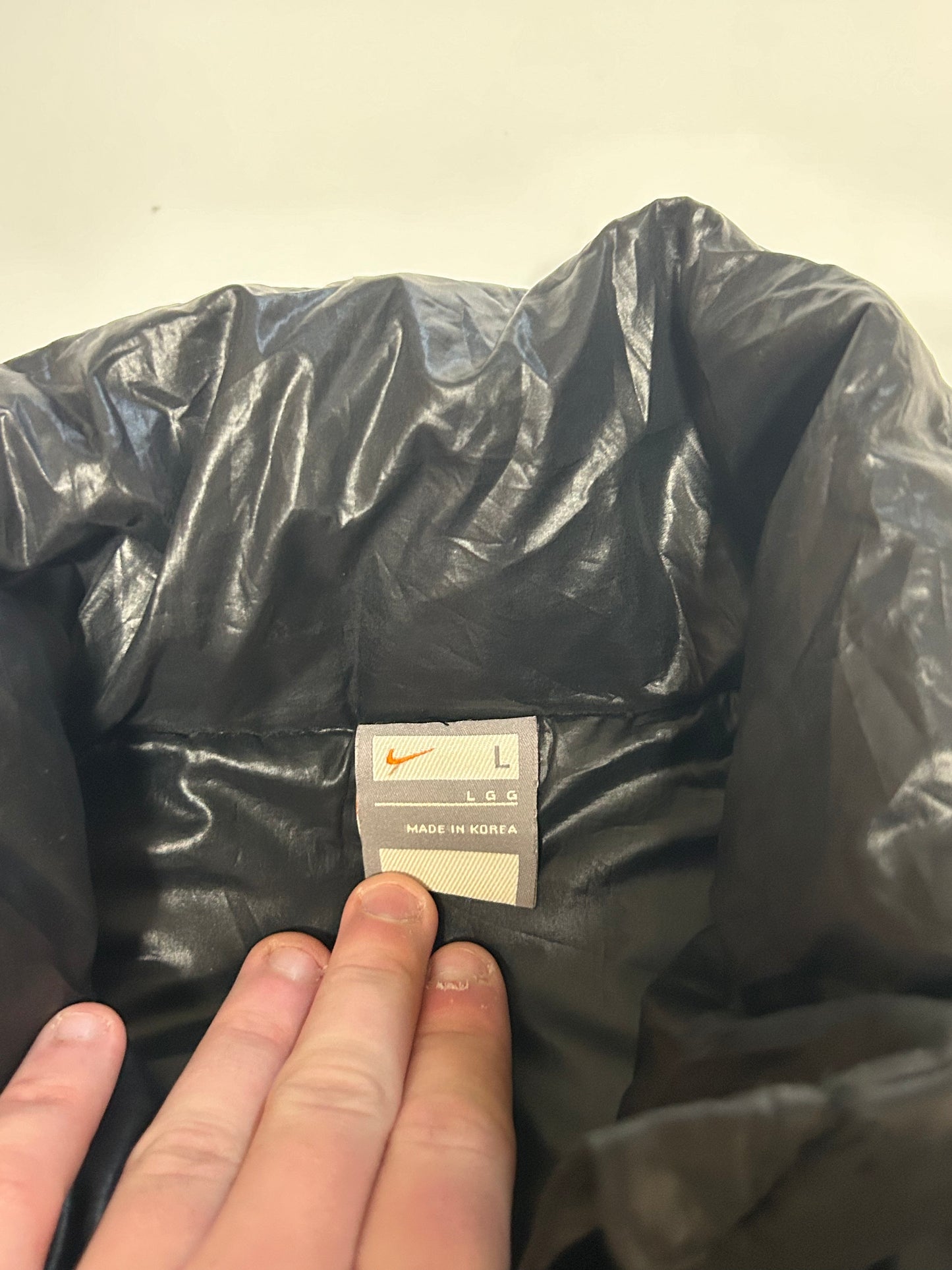 Vintage Manchester United Nike gilet puffer jacket (L)