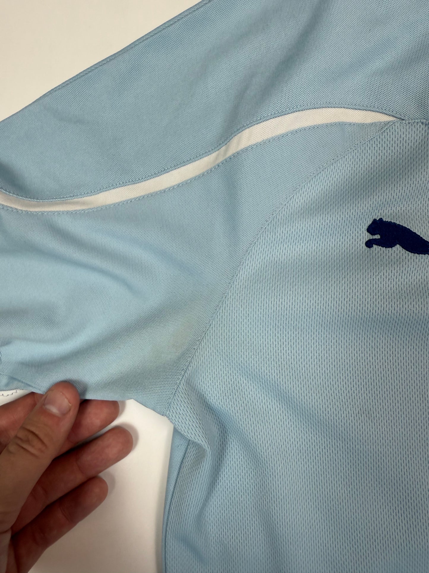 Lazio 2010/11 Puma home football shirt (S)