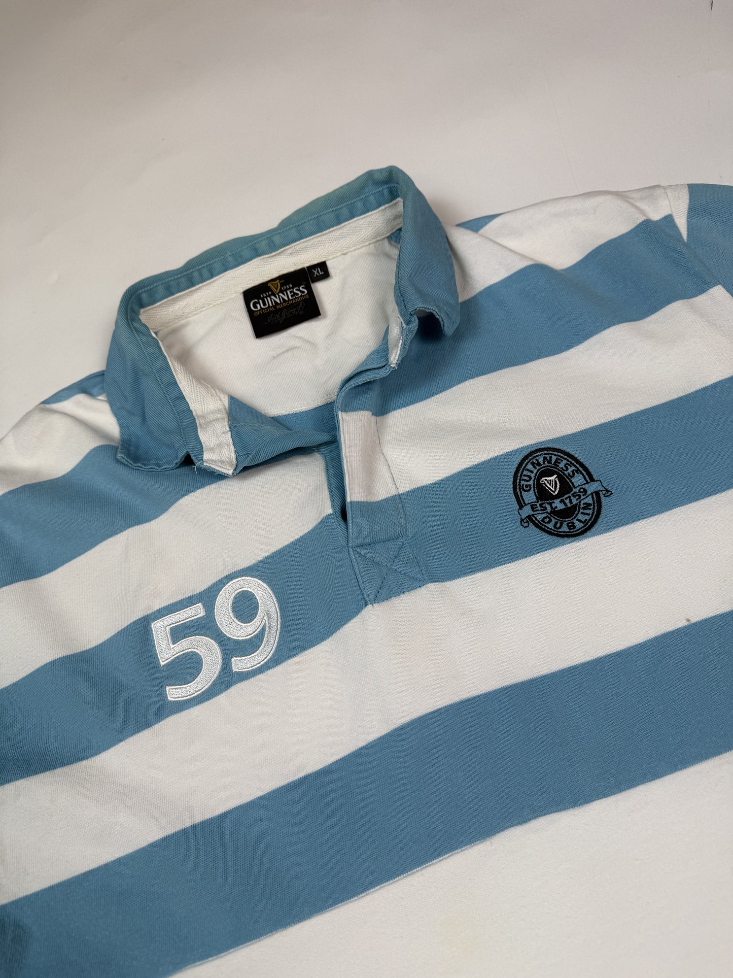 Vintage Guinness rugby polo (XL)