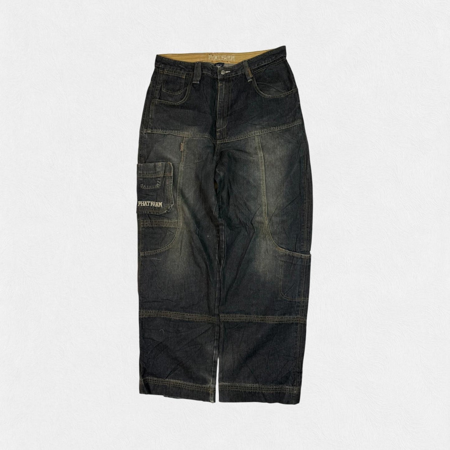 Vintage Phat Farm baggy hip hop Jeans (W36)