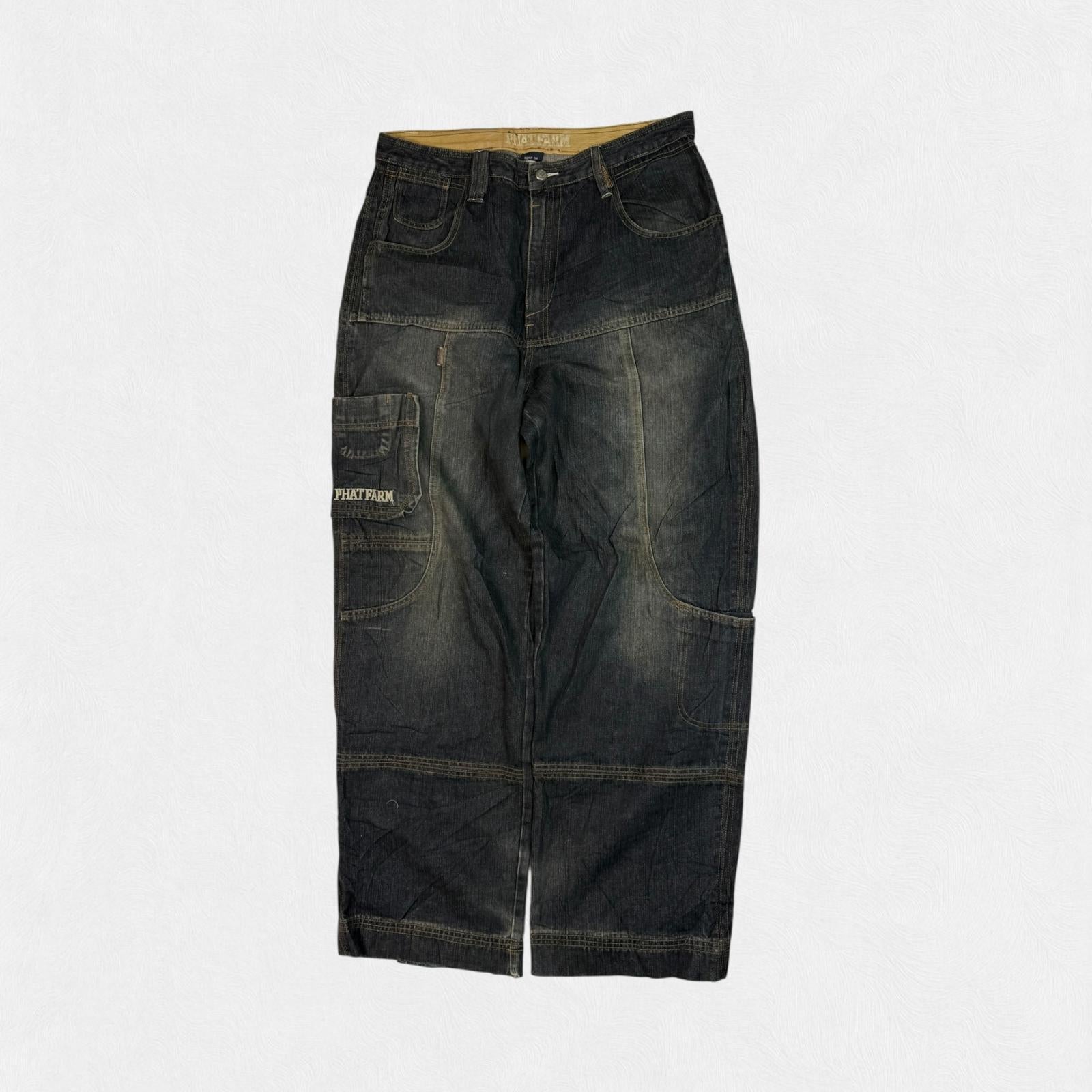 Vintage Phat Farm baggy hip hop Jeans (W36)