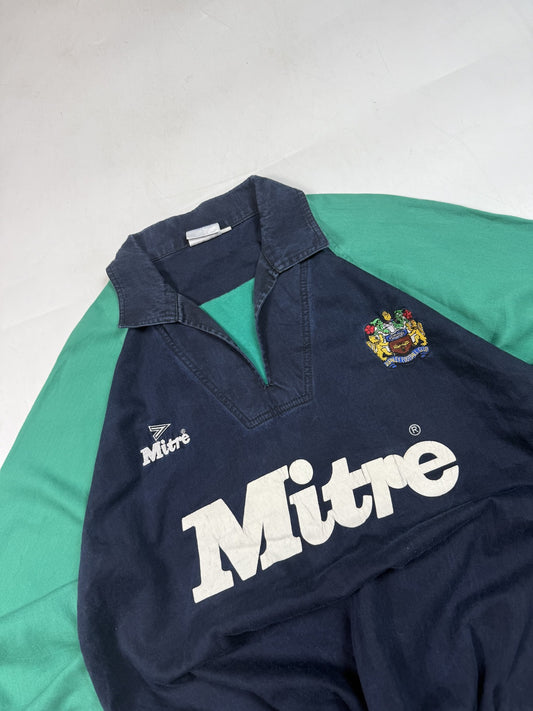 Vintage Burnley 1993/94 Mitre football drill top sweatshirt (M)