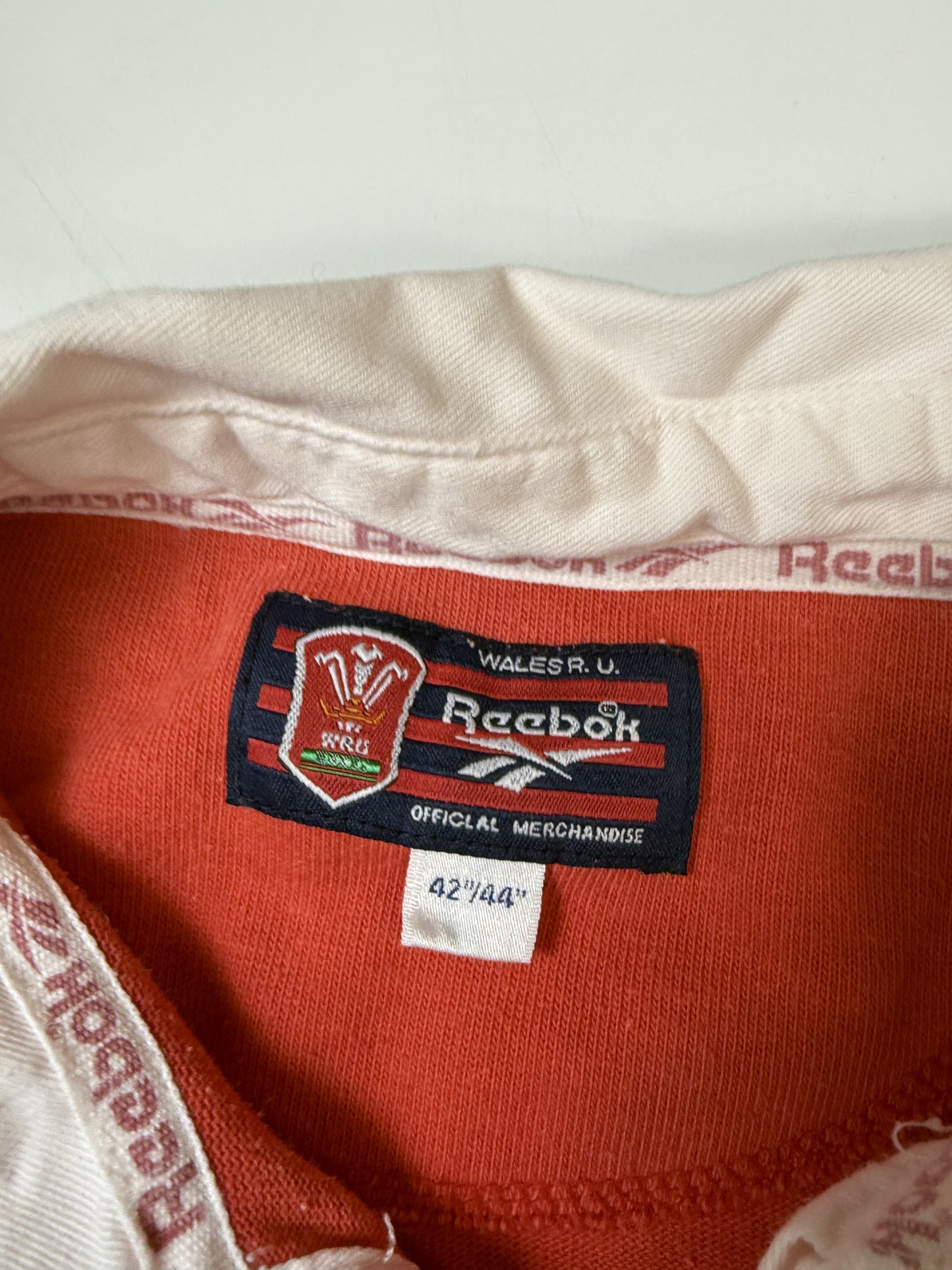 Vintage Wales Reebok 1996-98 rugby shirt (XL)