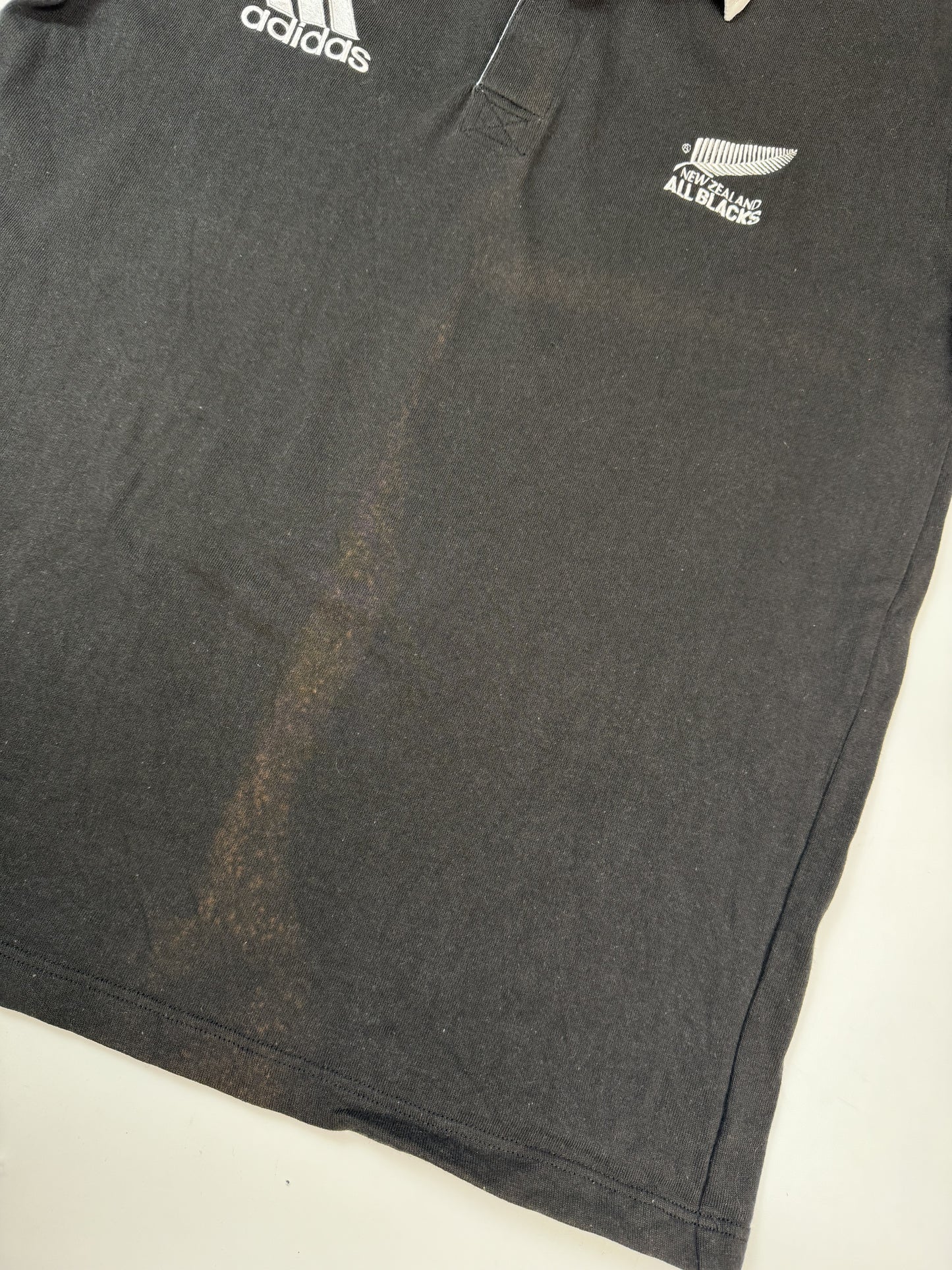 Vintage New Zealand 1999/00 Adidas rugby shirt (L)