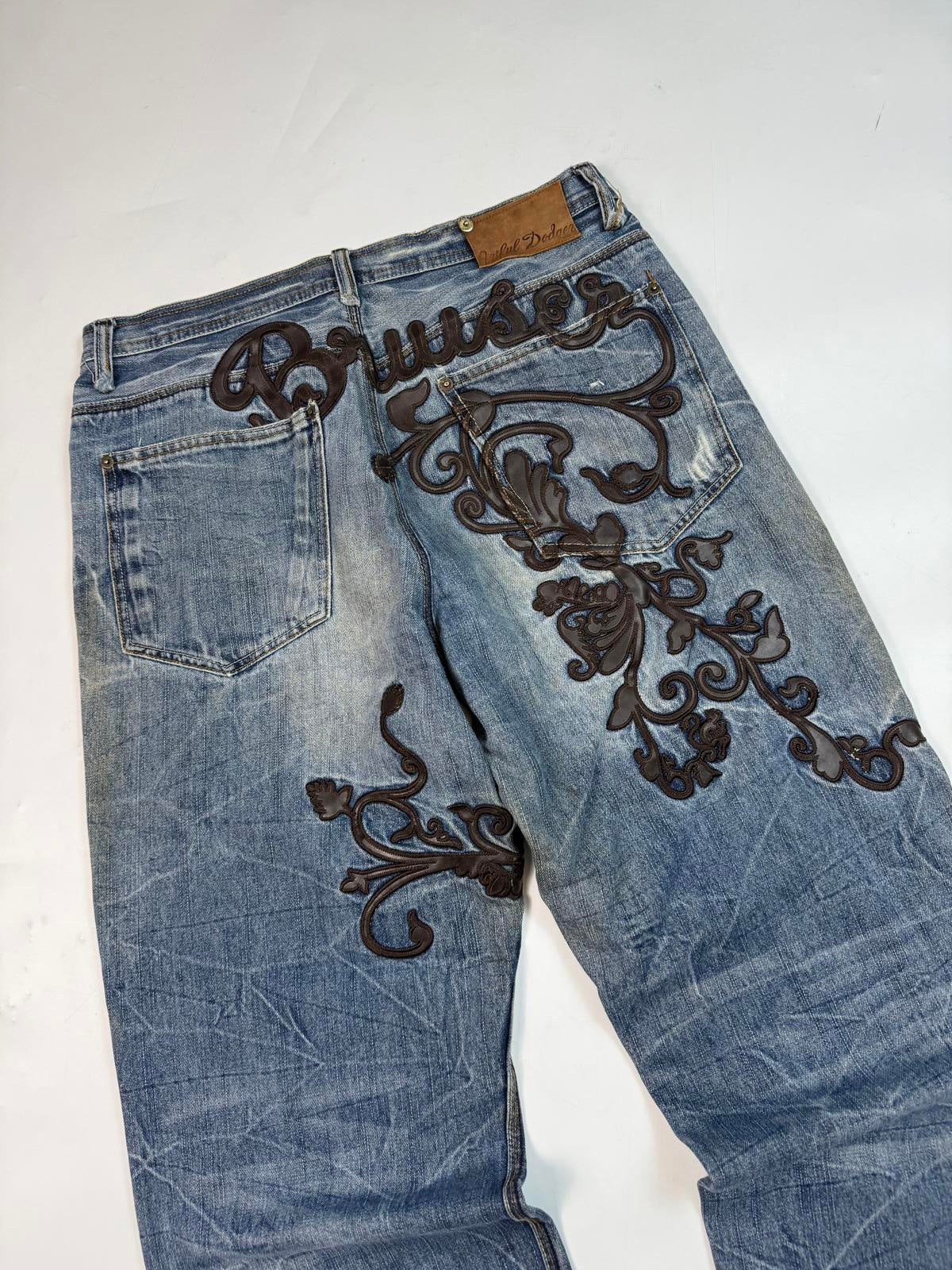 Vintage Y2K baggy hip hop Jeans (W34)