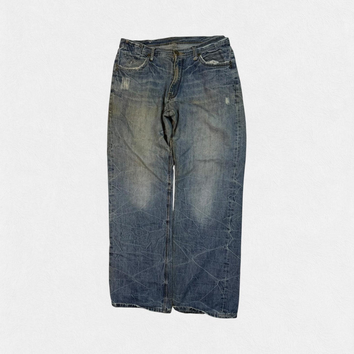 Vintage Y2K baggy hip hop Jeans (W34)