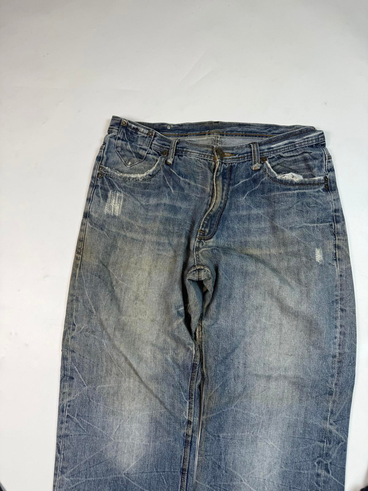 Vintage Y2K baggy hip hop Jeans (W34)