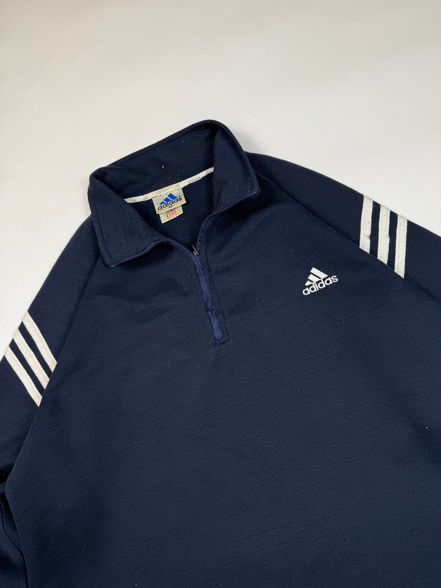 Vintage Adidas quarter zip sweatshirt (M)