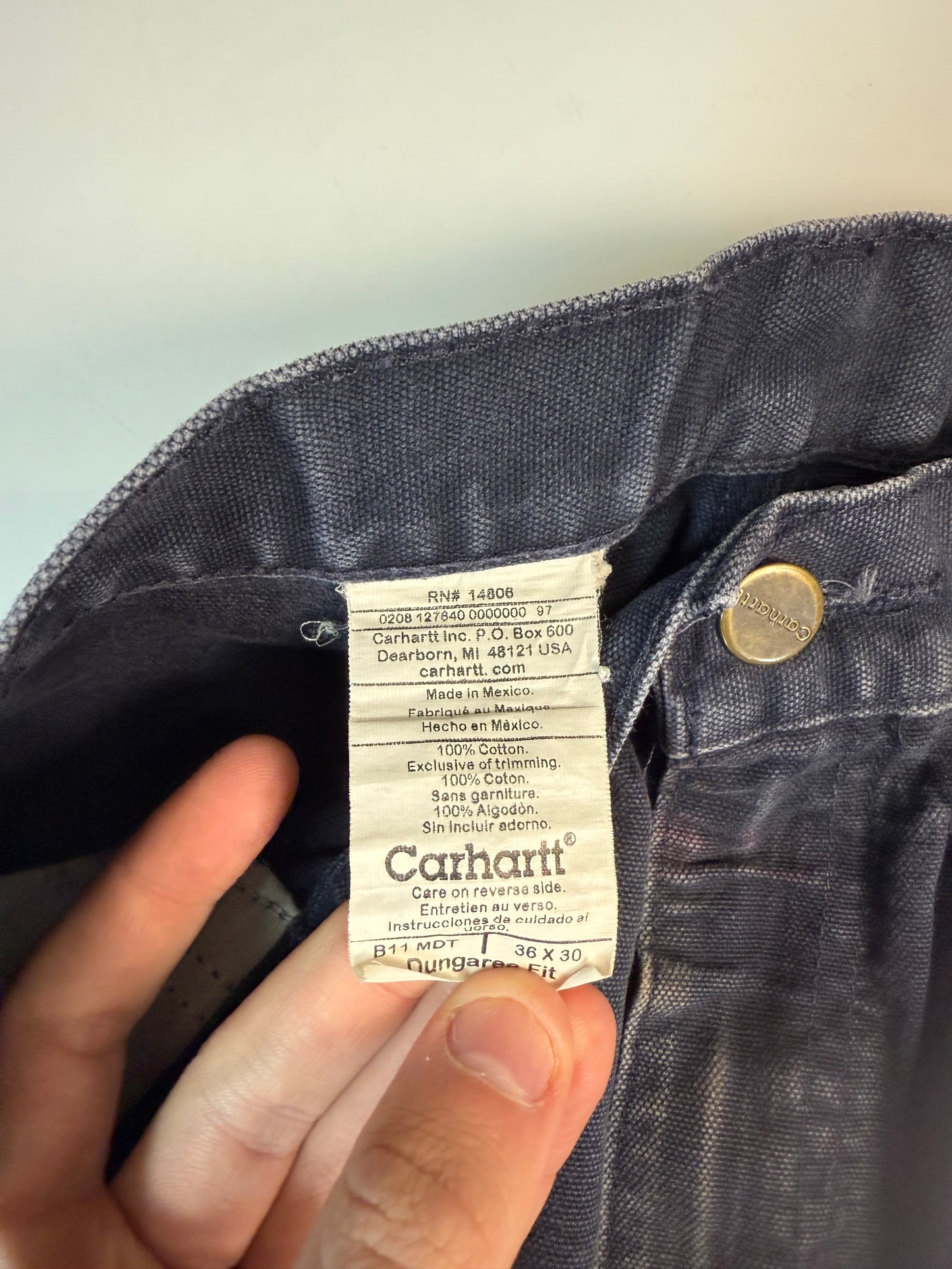 Vintage Carhartt baggy carpenter pants (W36)
