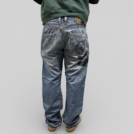 Vintage Y2K Quiksilver baggy hip hop Jeans (W33)