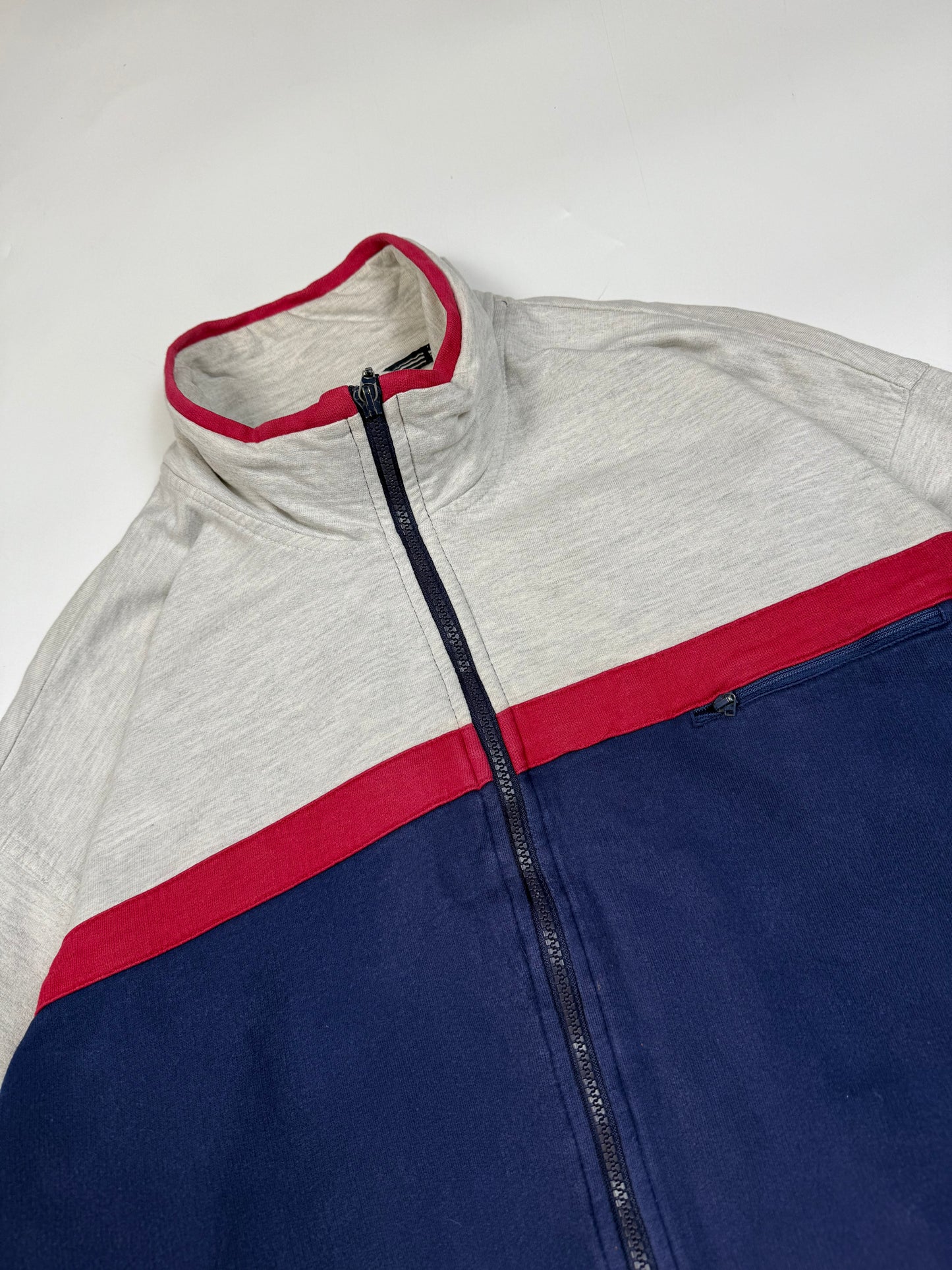 Vintage 90s Adidas full zip sweatshirt (M)