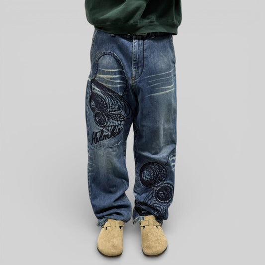 Vintage Akademiks baggy hip hop Jeans (W36)