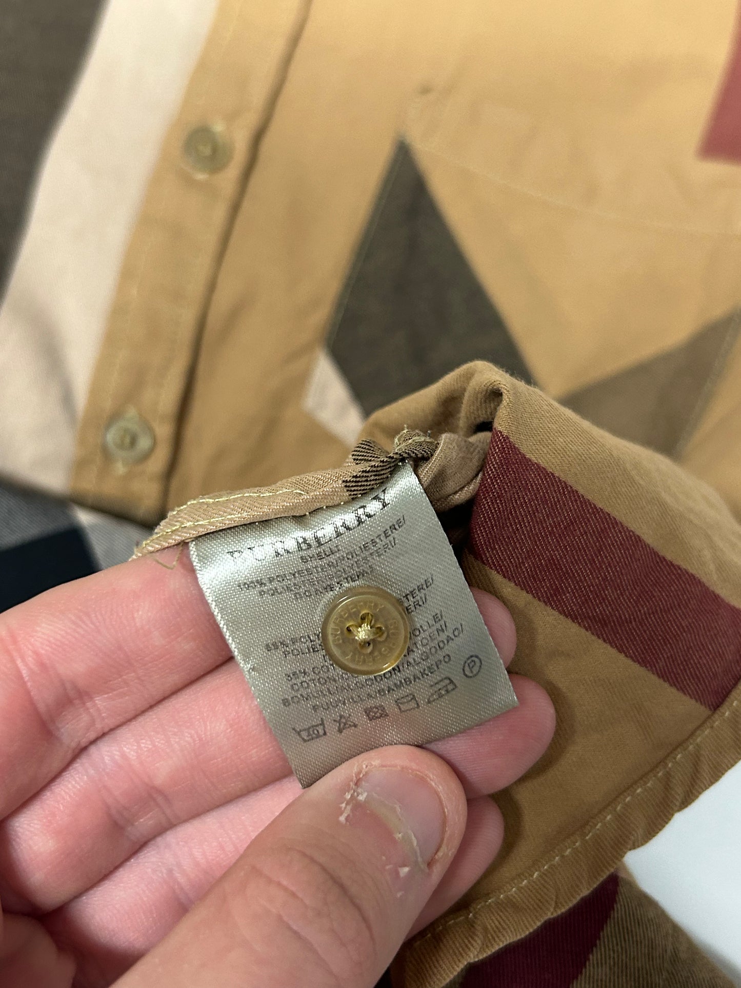 Burberry nova check shirt (S)