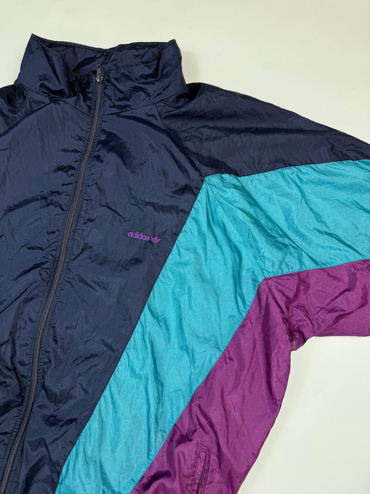 Vintage 90s Adidas originals shell track jacket (M)