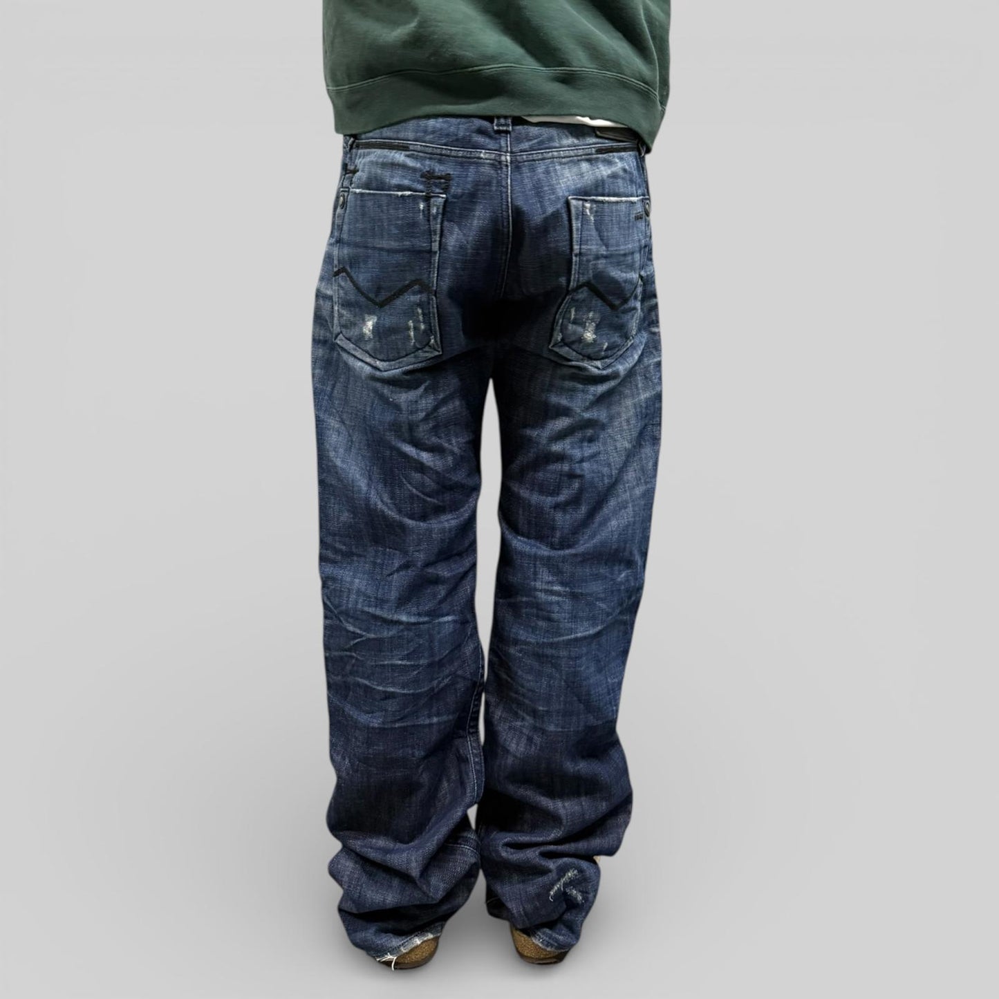 Vintage Y2K Energie baggy hip hop Jeans (W36)