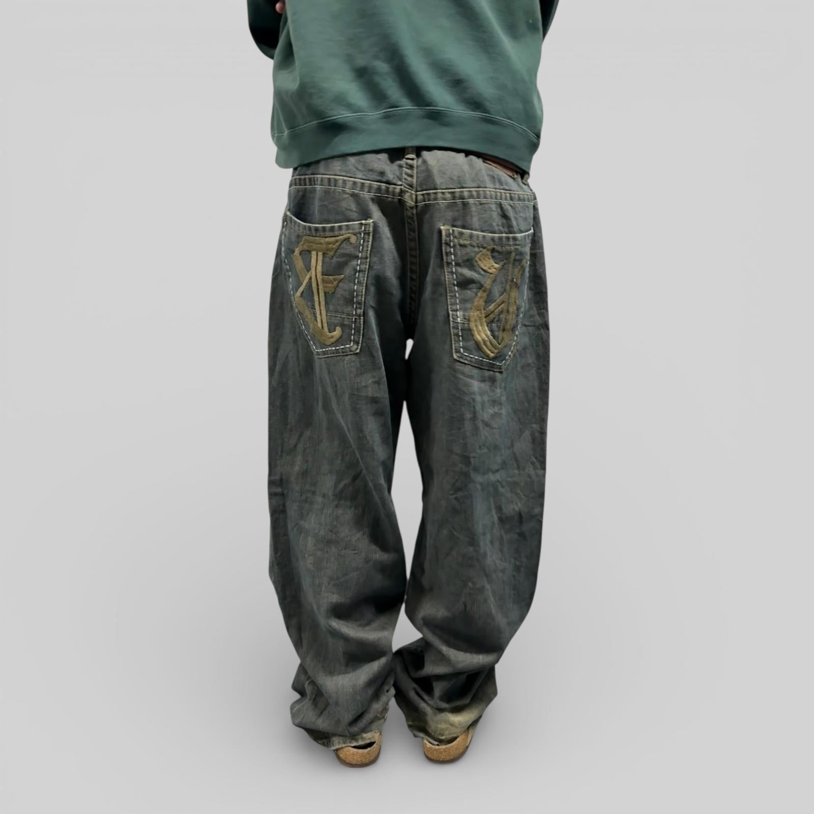 Vintage Ecko Unltd baggy hip hop Jeans (W40)