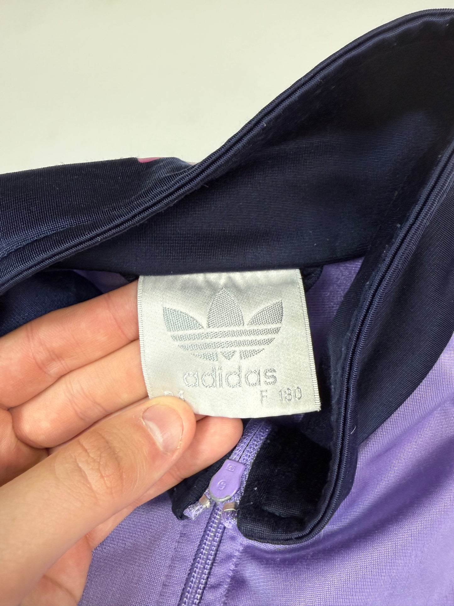 Vintage 90s Adidas originals abstract track jacket (M)