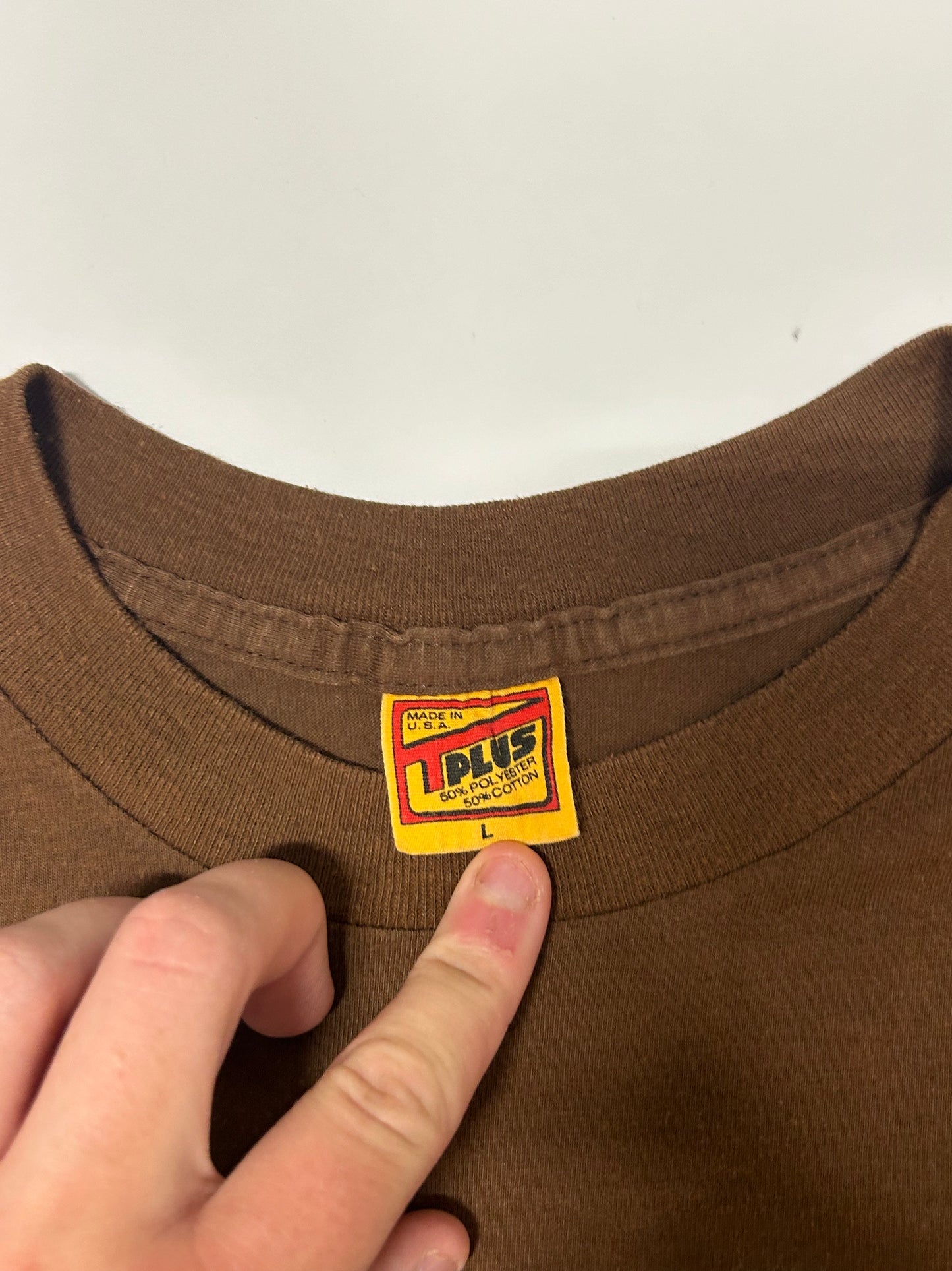 Vintage 80s graphic tee (L)