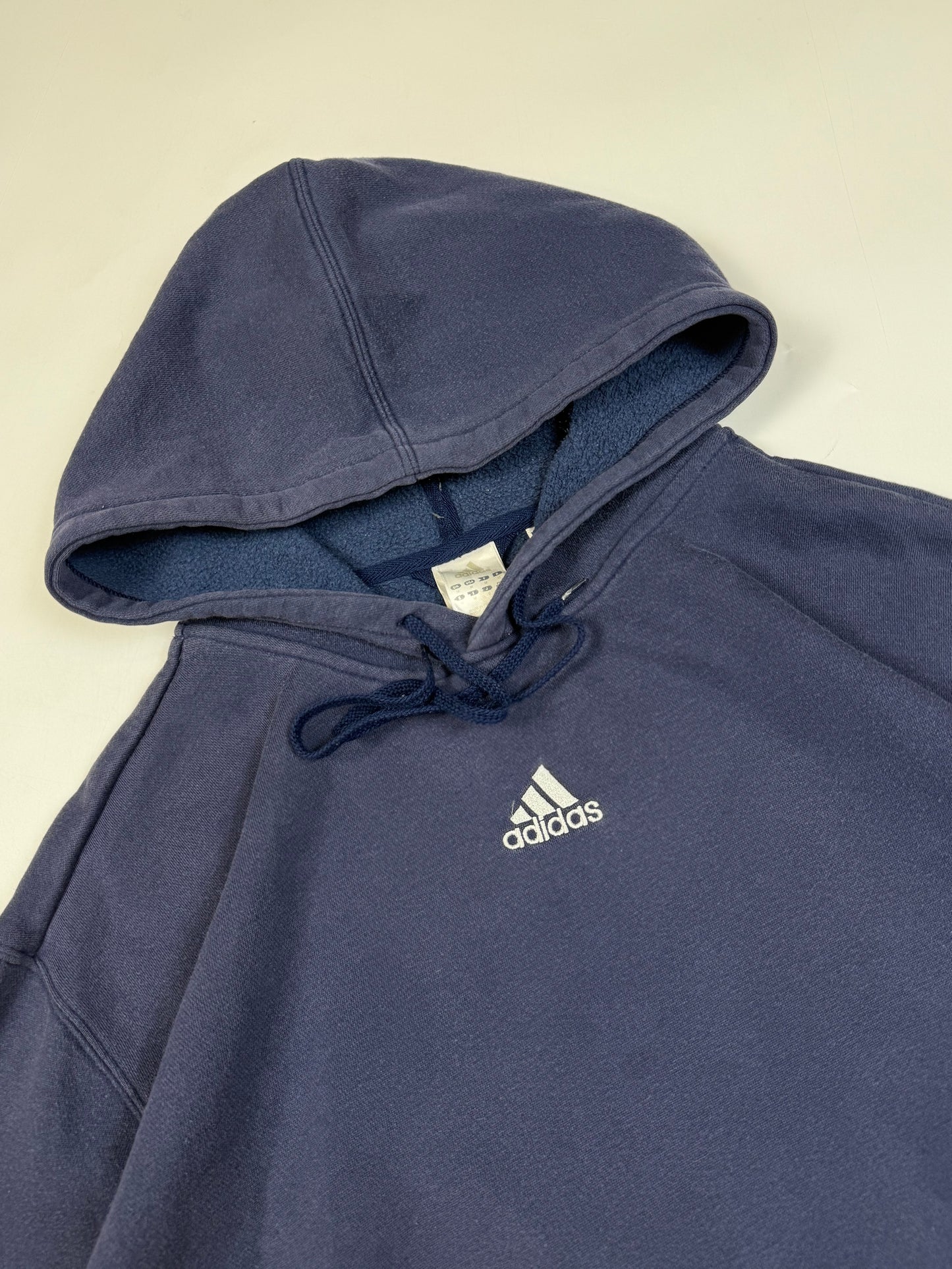 Vintage Adidas centre logo hoodie (M)