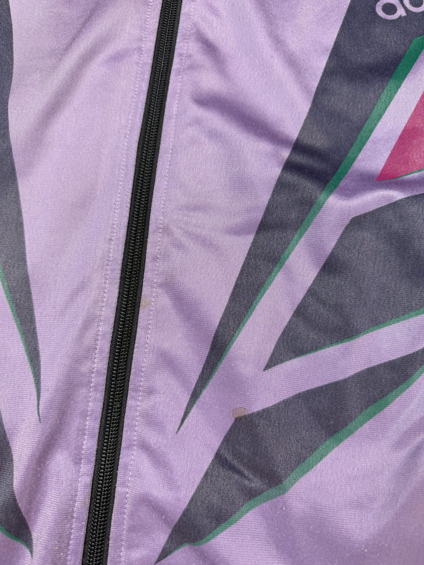 Vintage 90s Adidas originals abstract track jacket (L)
