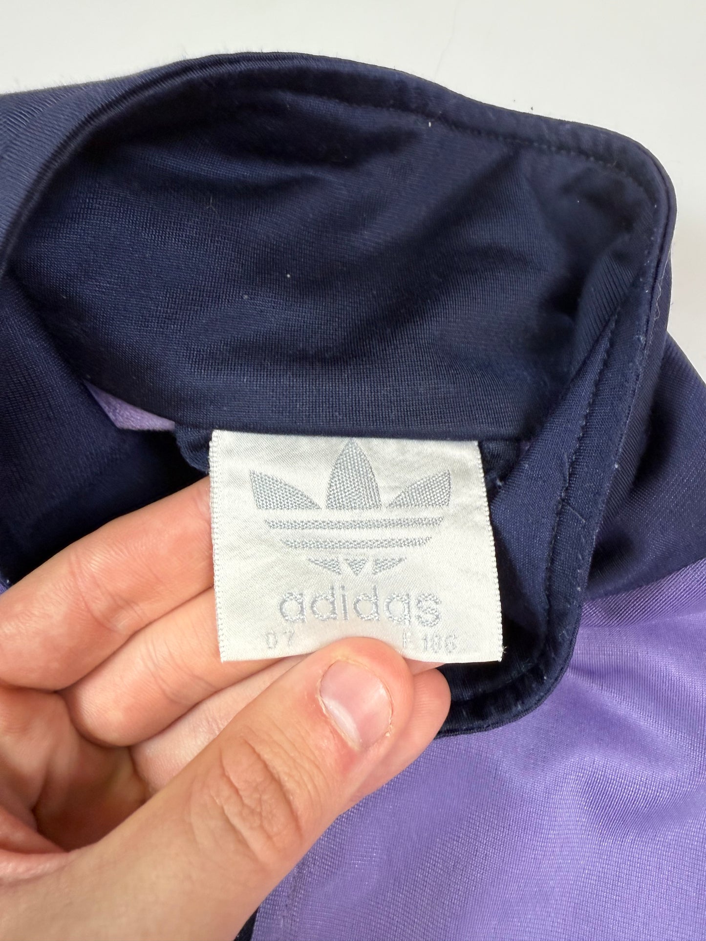 Vintage 90s Adidas originals abstract track jacket (L)