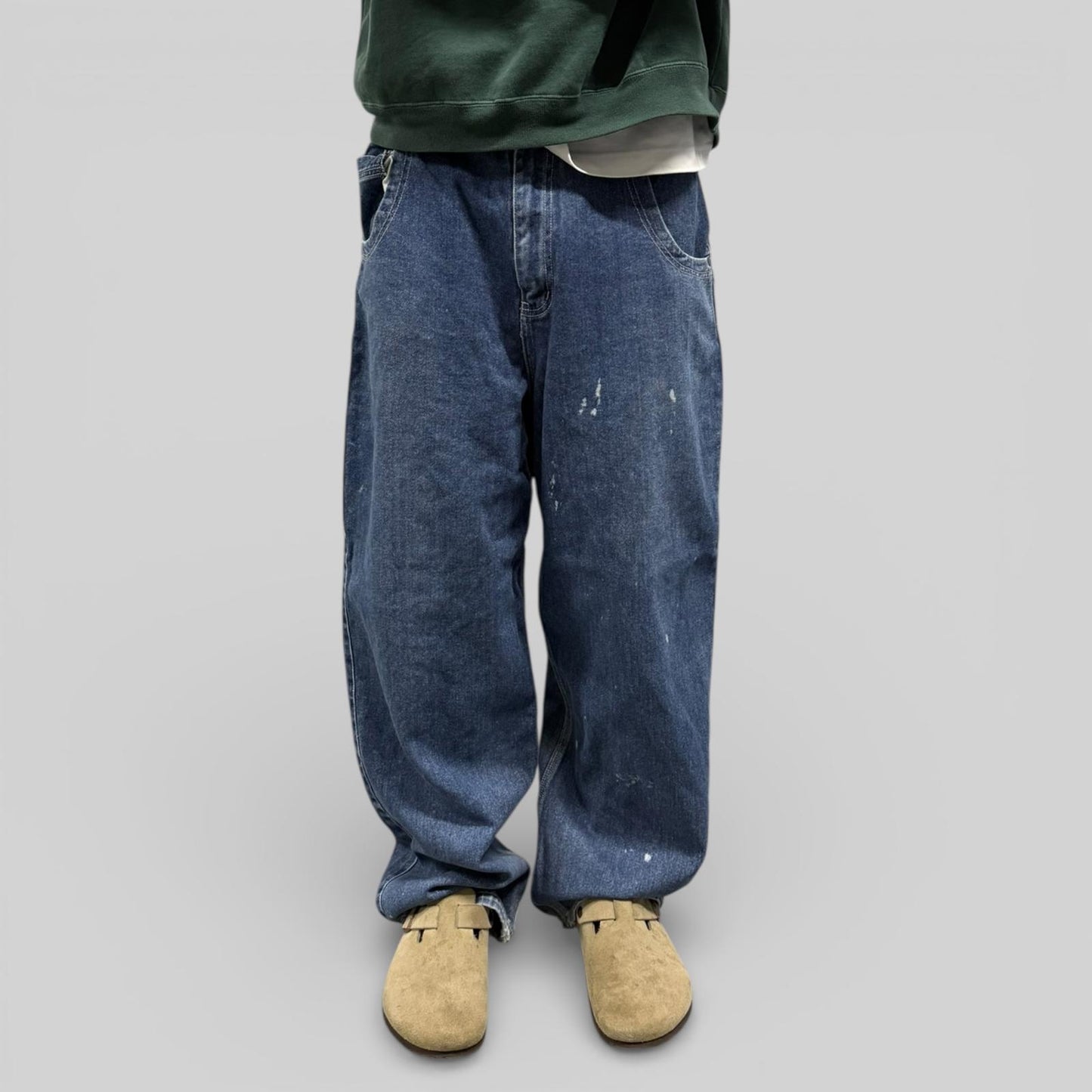 Vintage Y2K Wu Tang baggy hip hop Jeans (W34)