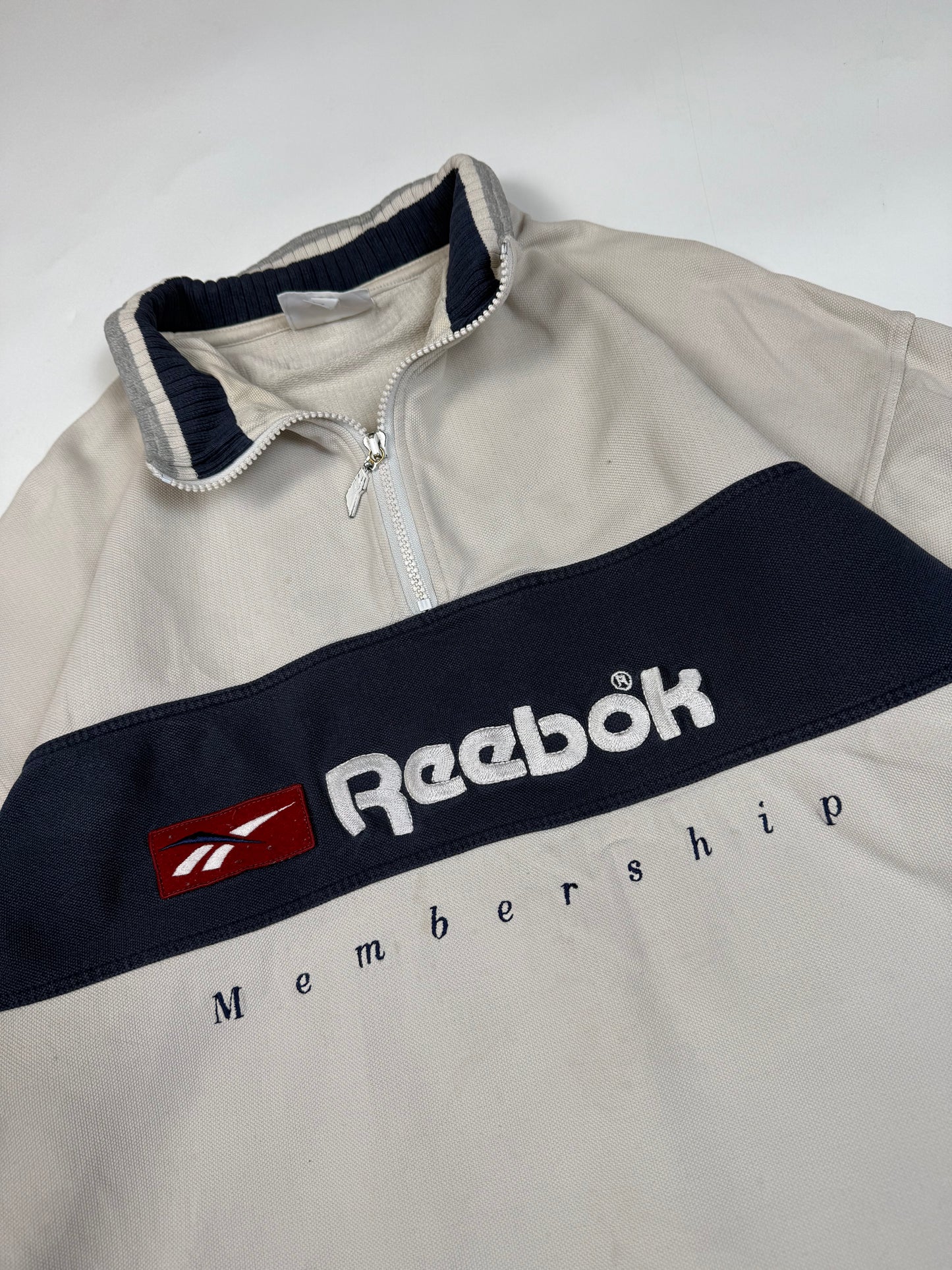 Vintage 90s Reebok quarter zip sweatshirt (XL)