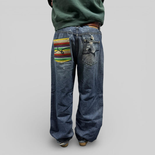 Vintage Y2K baggy hip hop Jeans (W36)