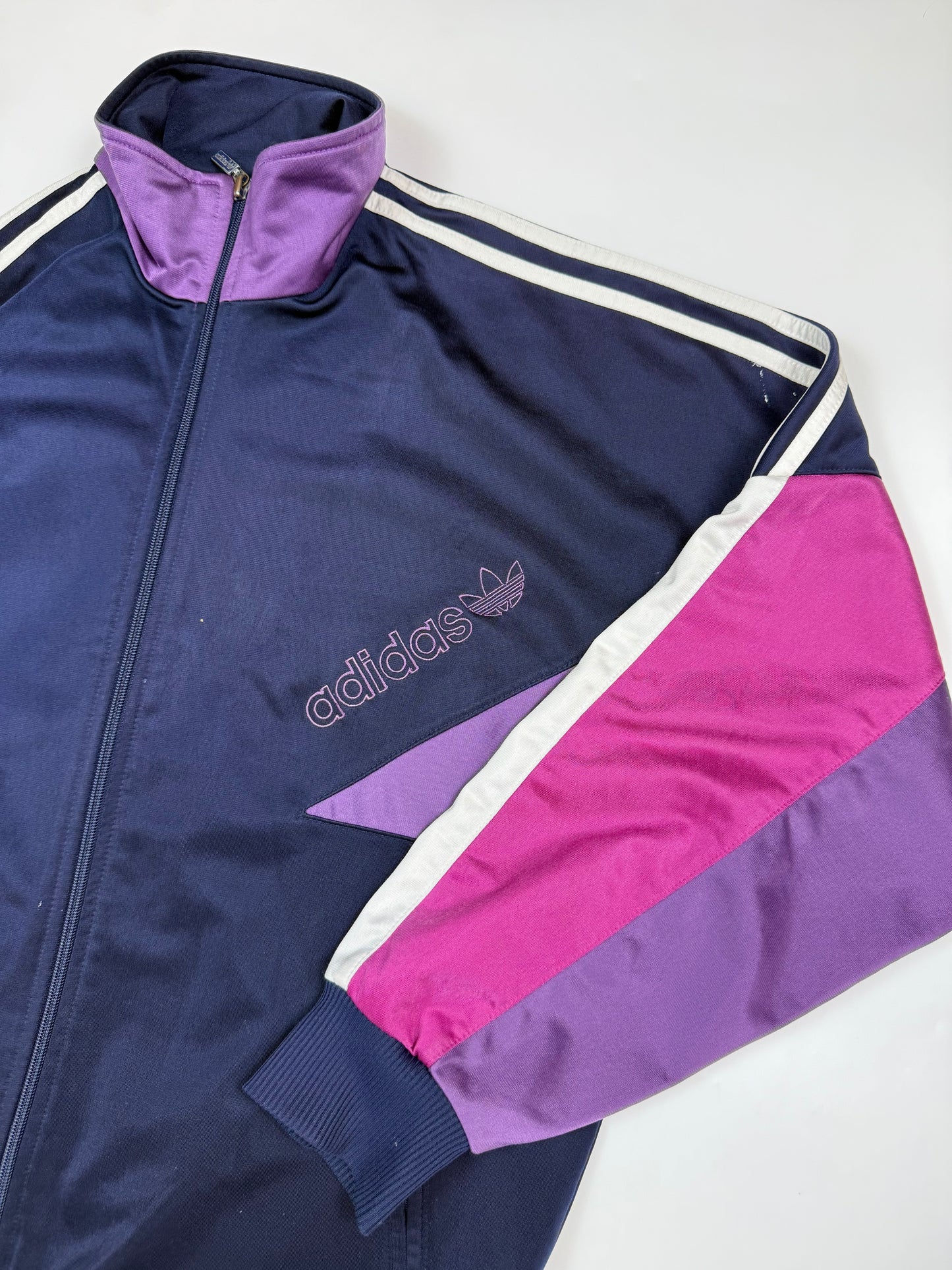 Vintage 90s Adidas originals colour block track top (S)