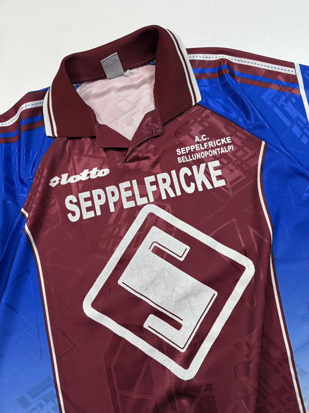 Vintage 90s Lotto abstract football shirt (XL)