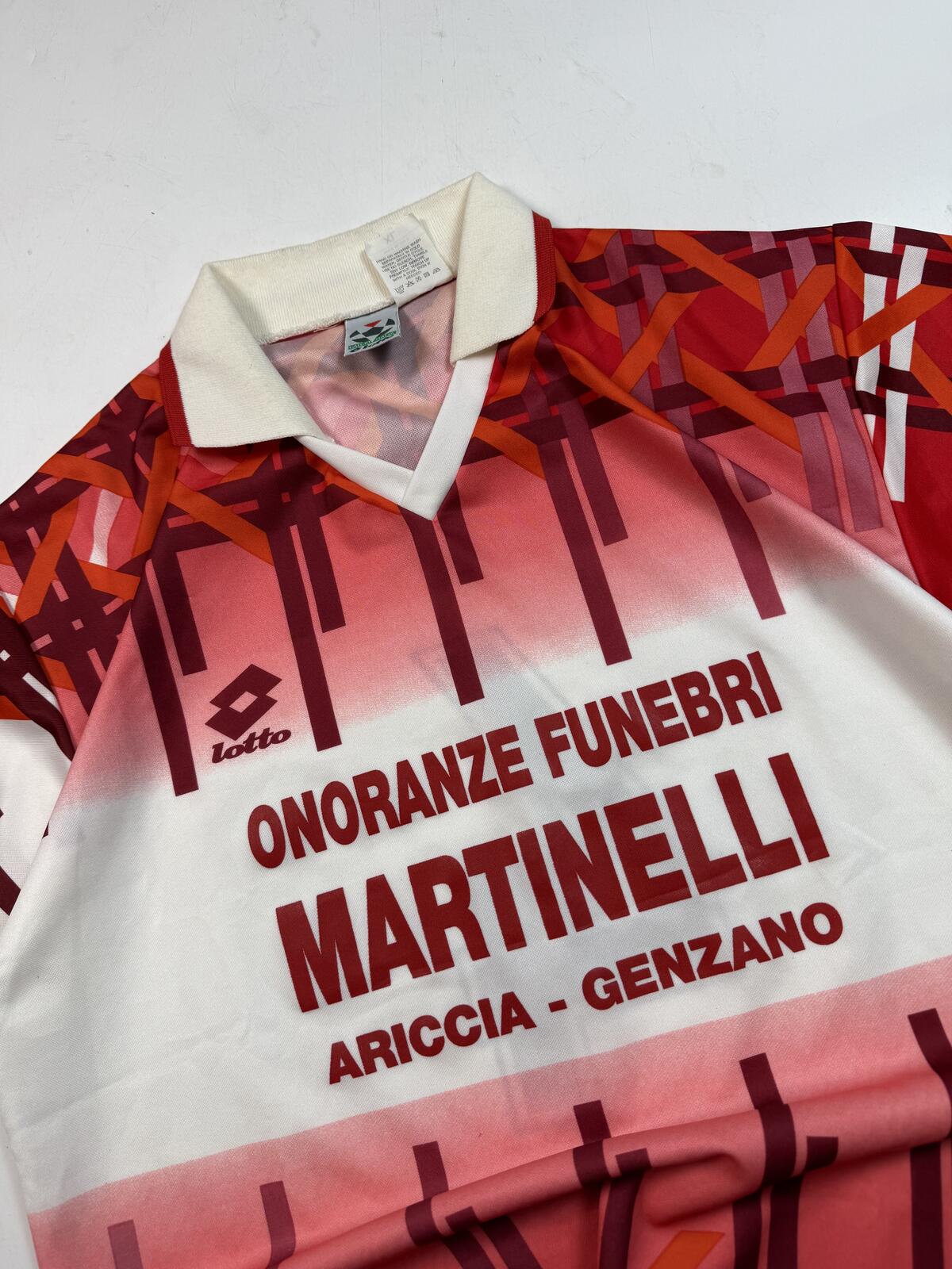 Vintage 90s Lotto abstract football shirt (XL)