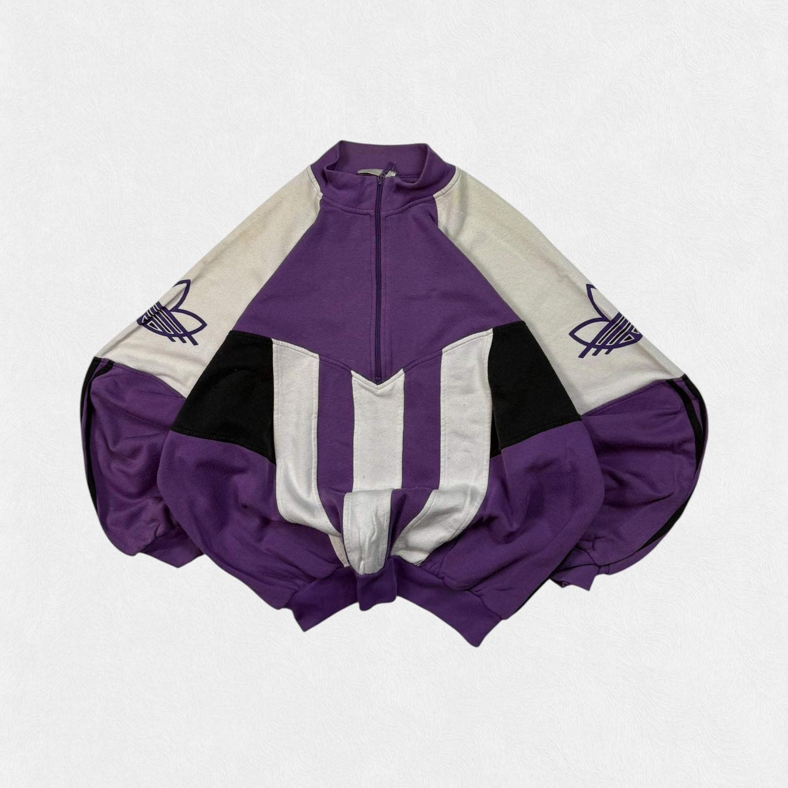 Vintage 90s adidas originals colour block sweatshirt (L)