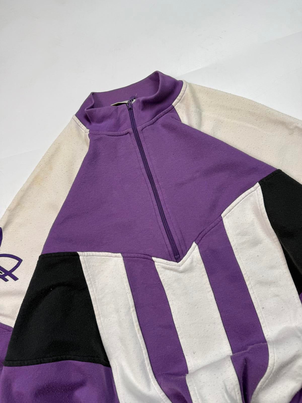 Vintage 90s adidas originals colour block sweatshirt (L)