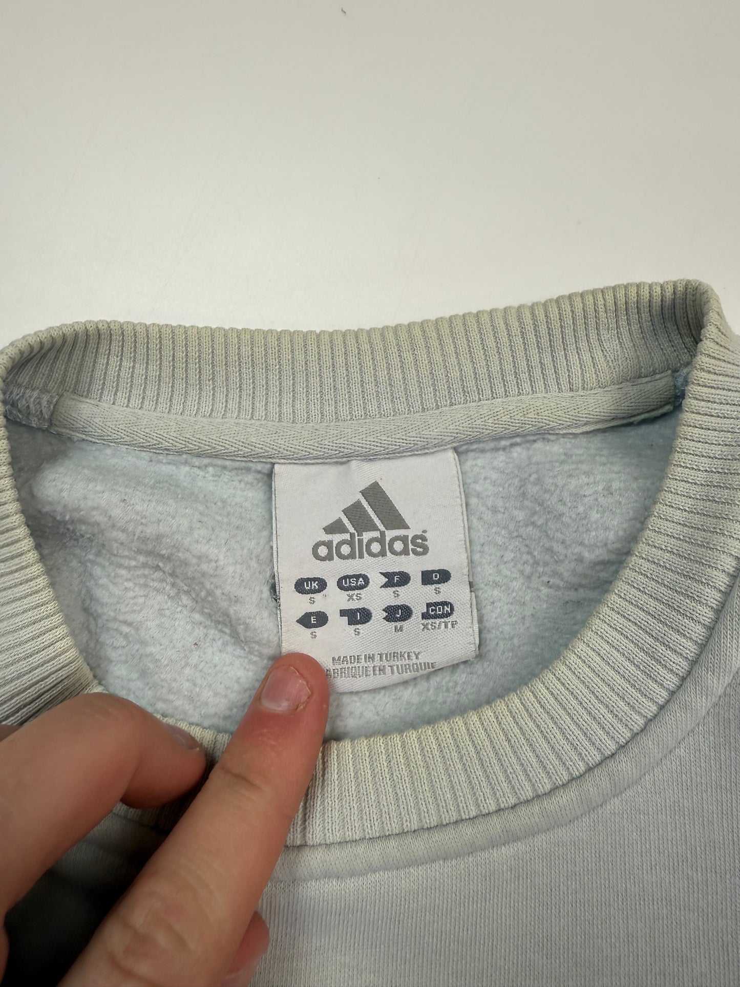Vintage Adidas spell out sweatshirt (S)