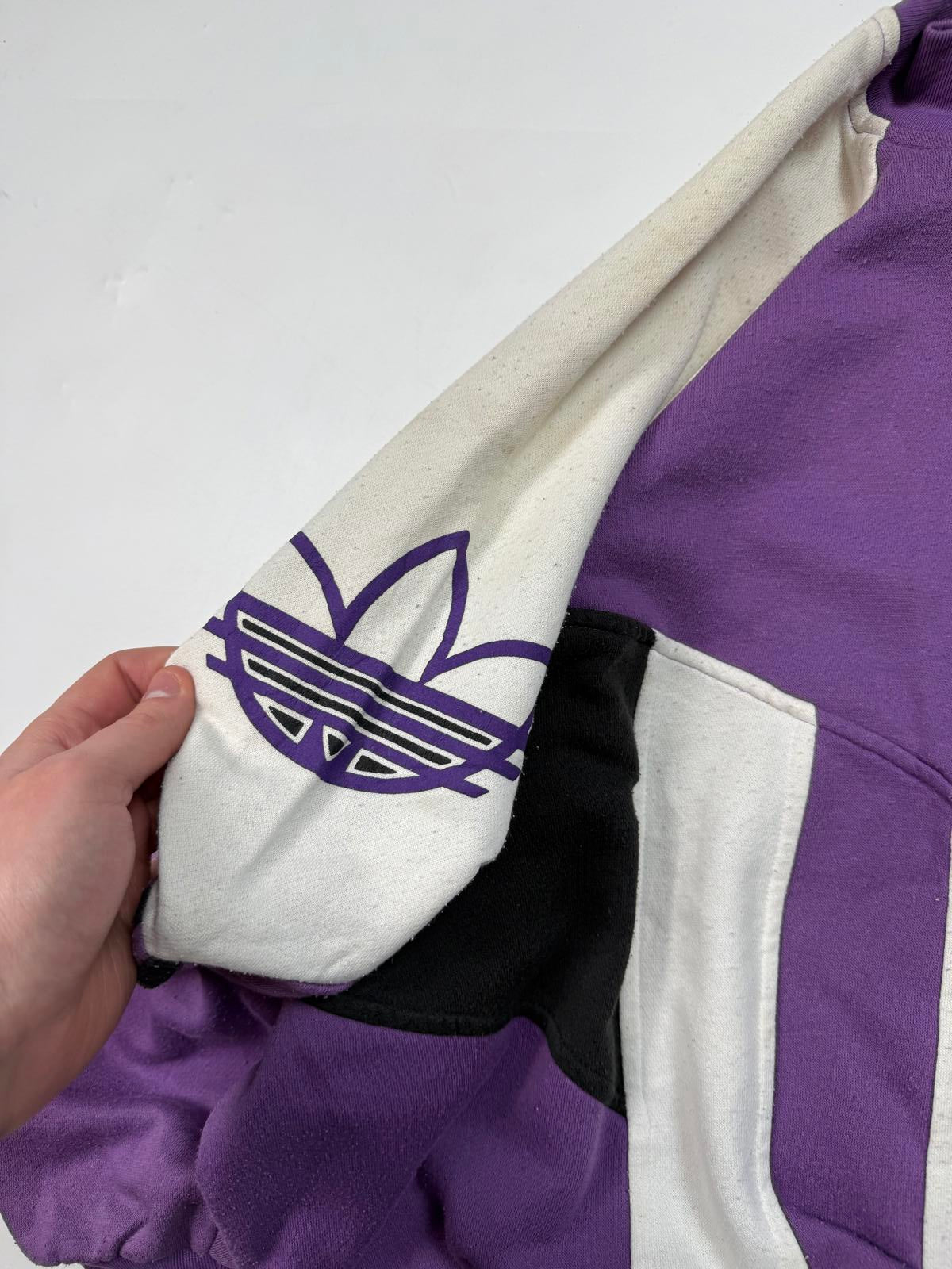 Vintage 90s adidas originals colour block sweatshirt (L)