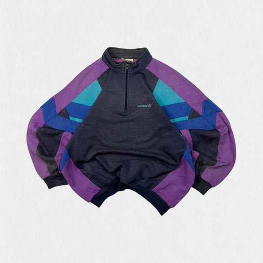 Vintage 90s adidas originals colour block sweatshirt (L)